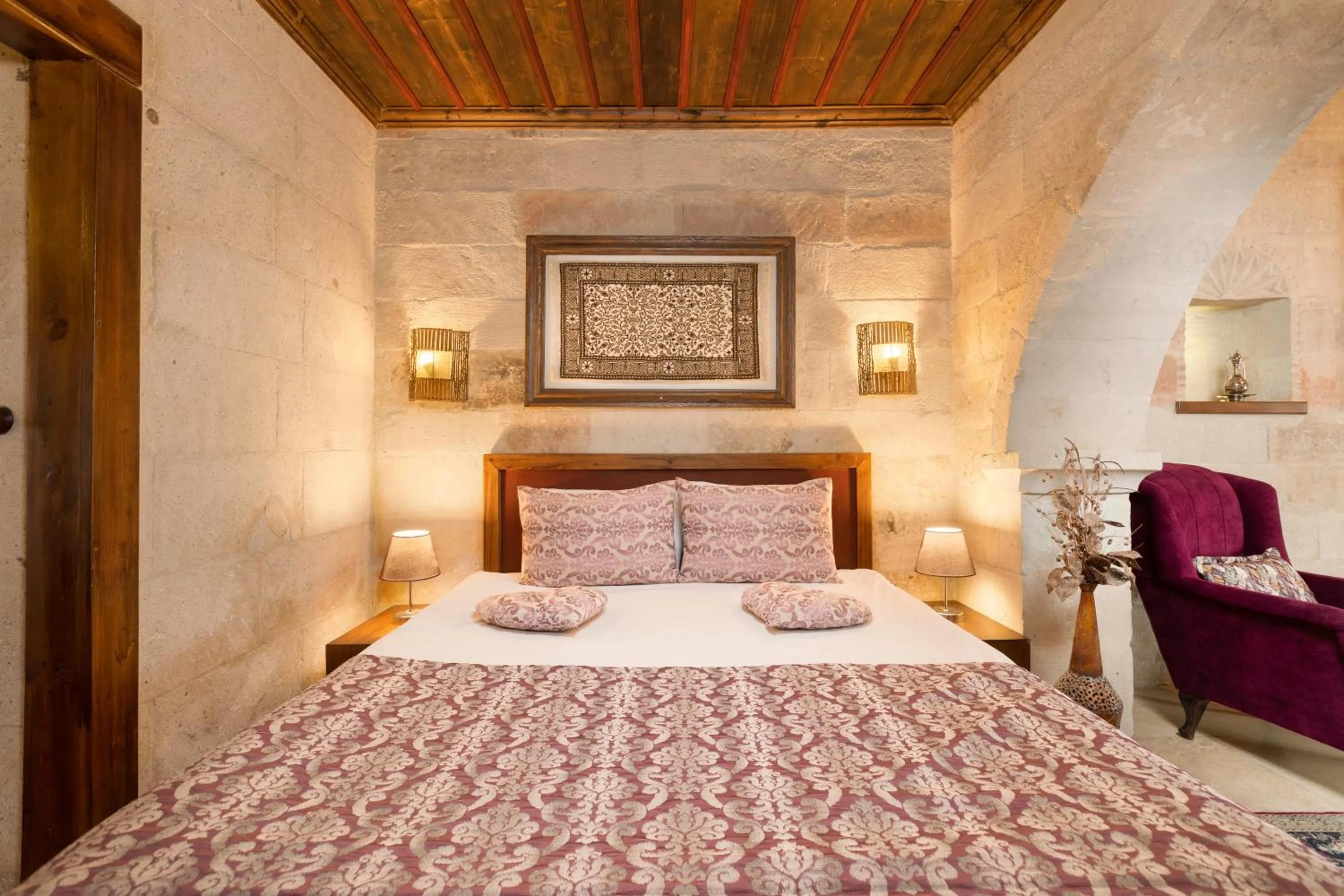 Bed in Doors Of Cappadocia Special Cave Hotel