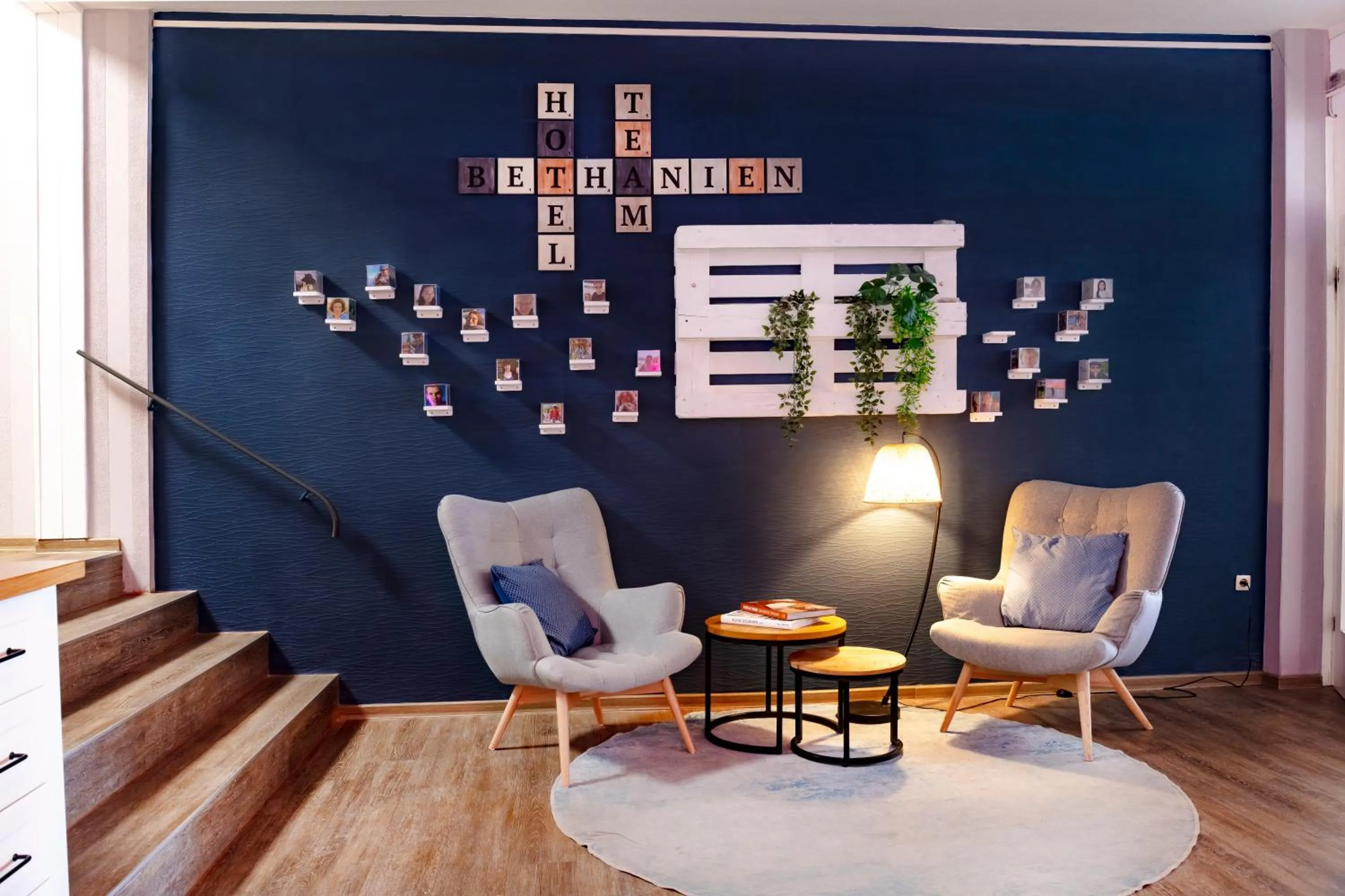 Lobby or reception in Hotel Bethanien