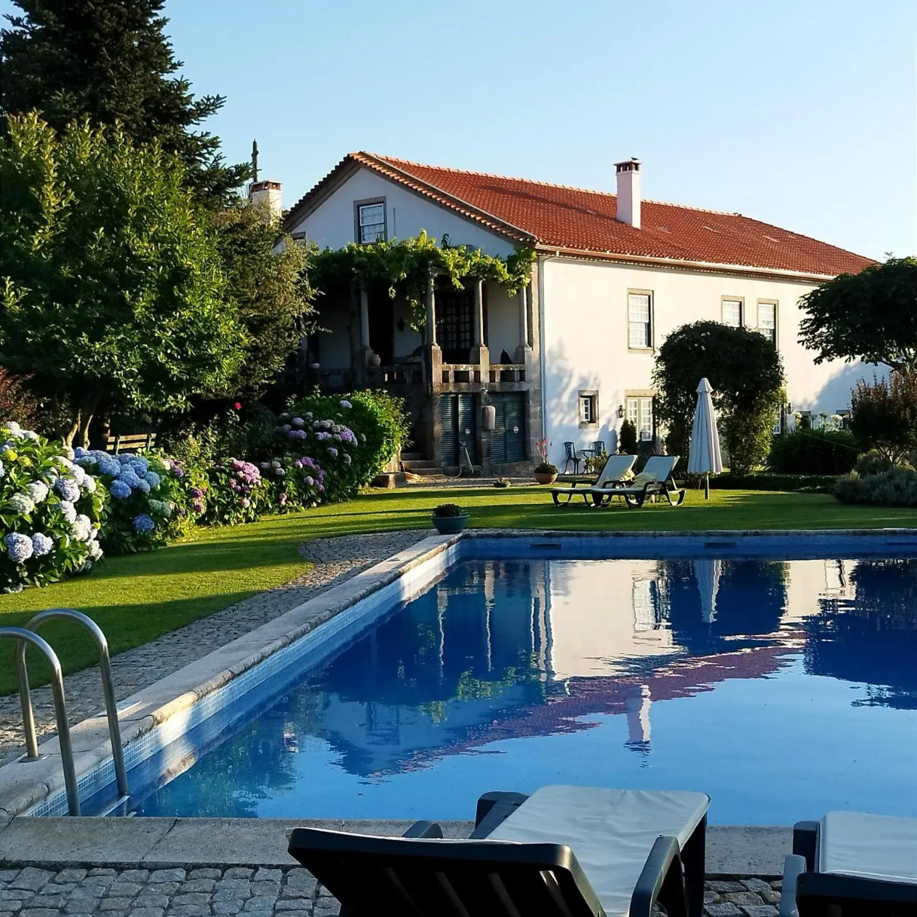 Pool view in Casa de Santa Ana da Beira Pool view in Casa de Santa Ana da Beira