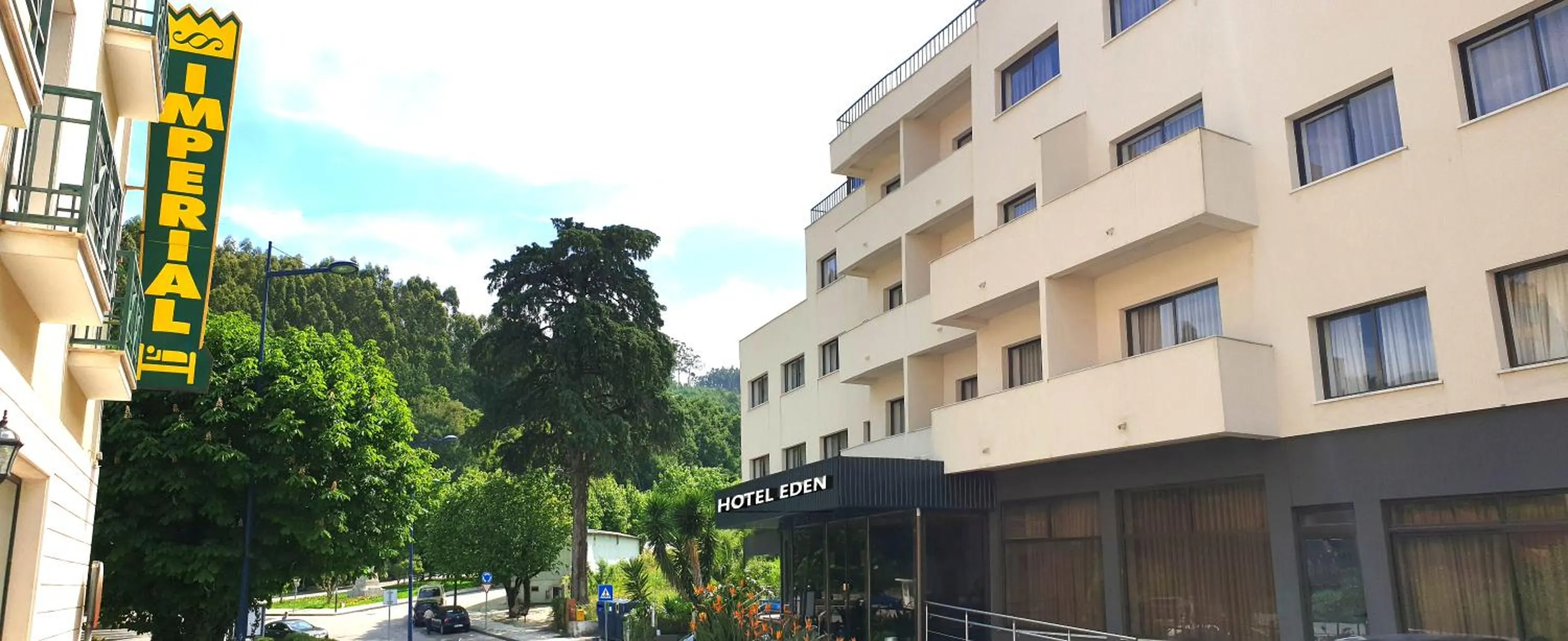 Property building in Hotel Eden