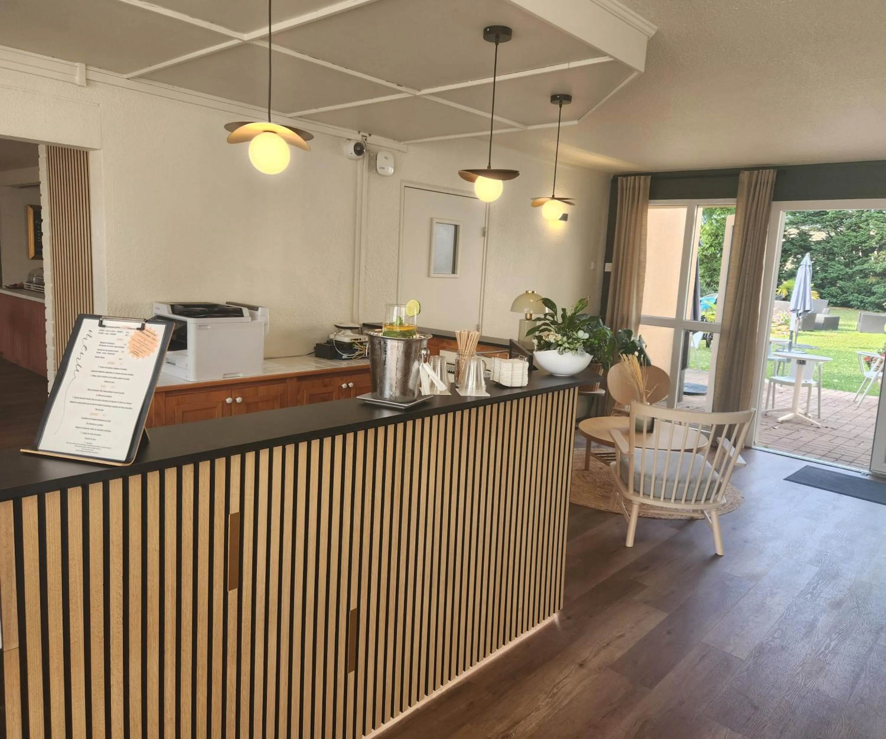 Lobby or reception in Hôtel Nell - Axelle - Maison Tassoni