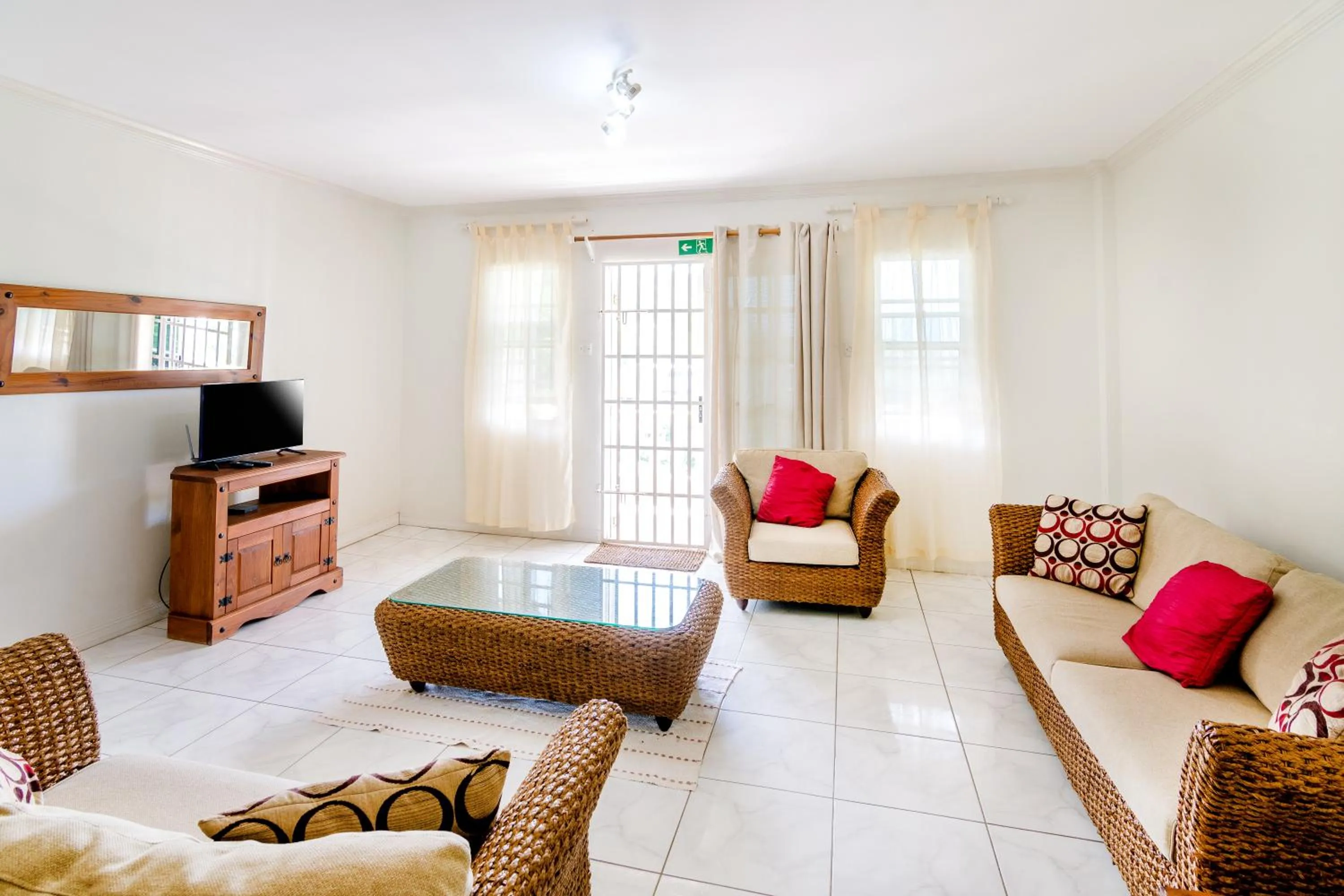 Living room in Woburn Villas