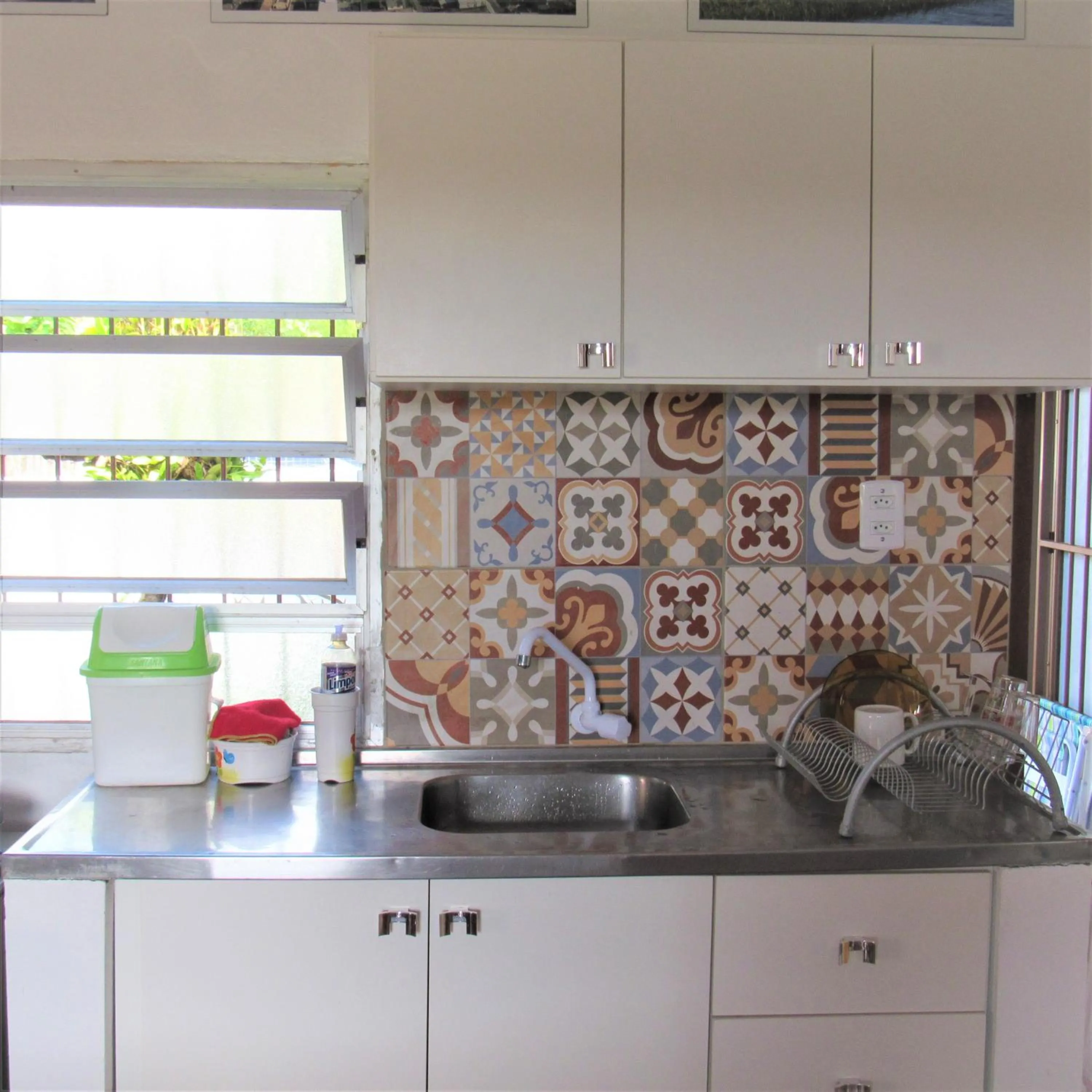 Kitchen or kitchenette in Pousada Torre do Meio