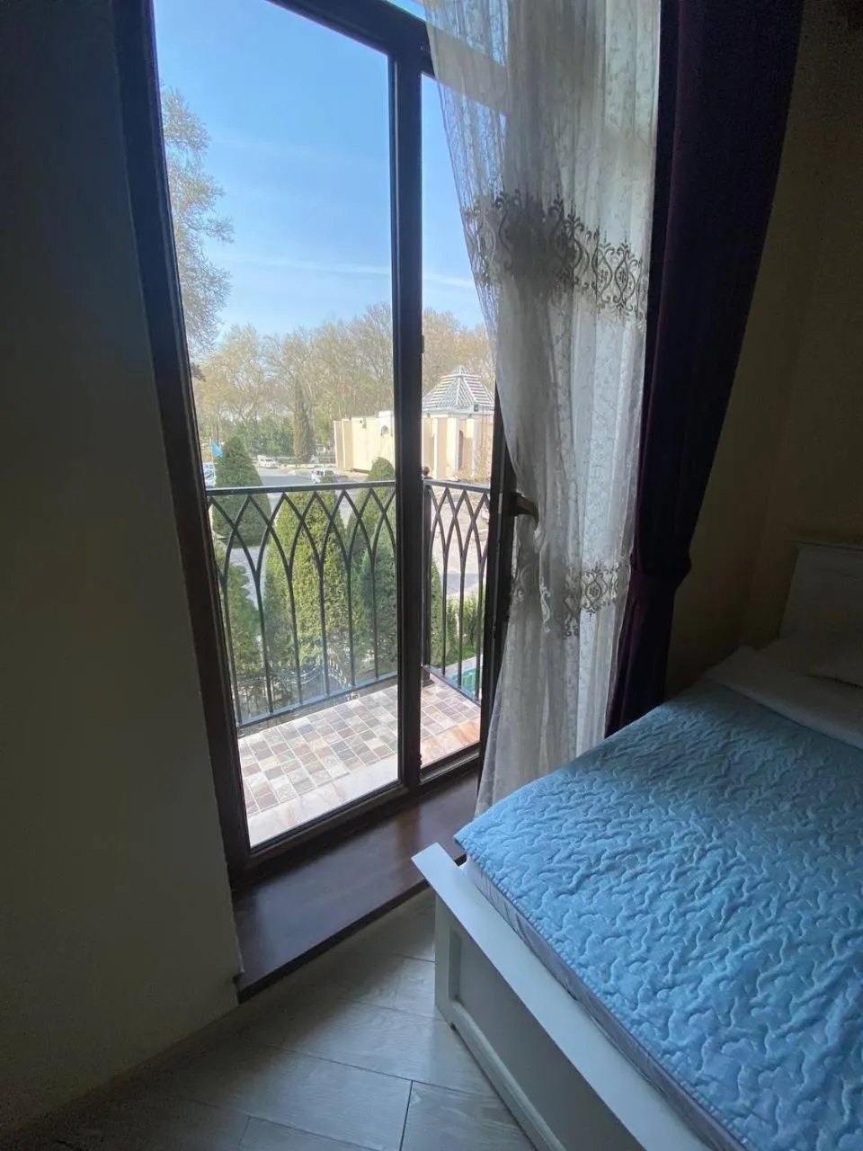 Bed in Hotel City Samarkand