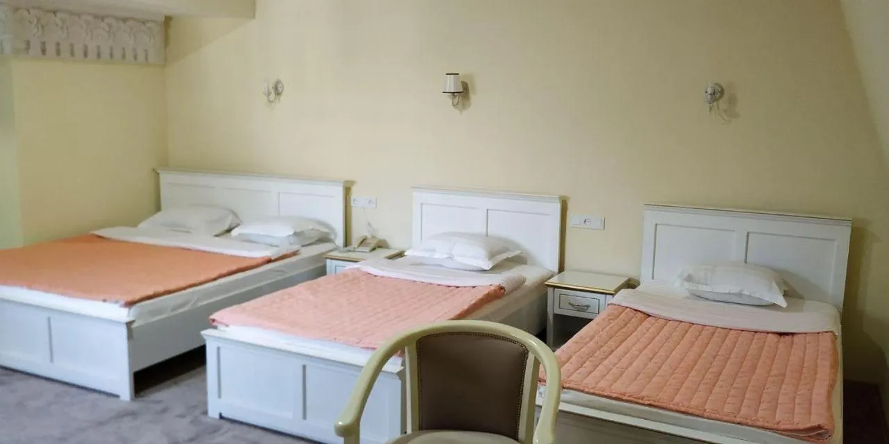 Bed in Hotel City Samarkand