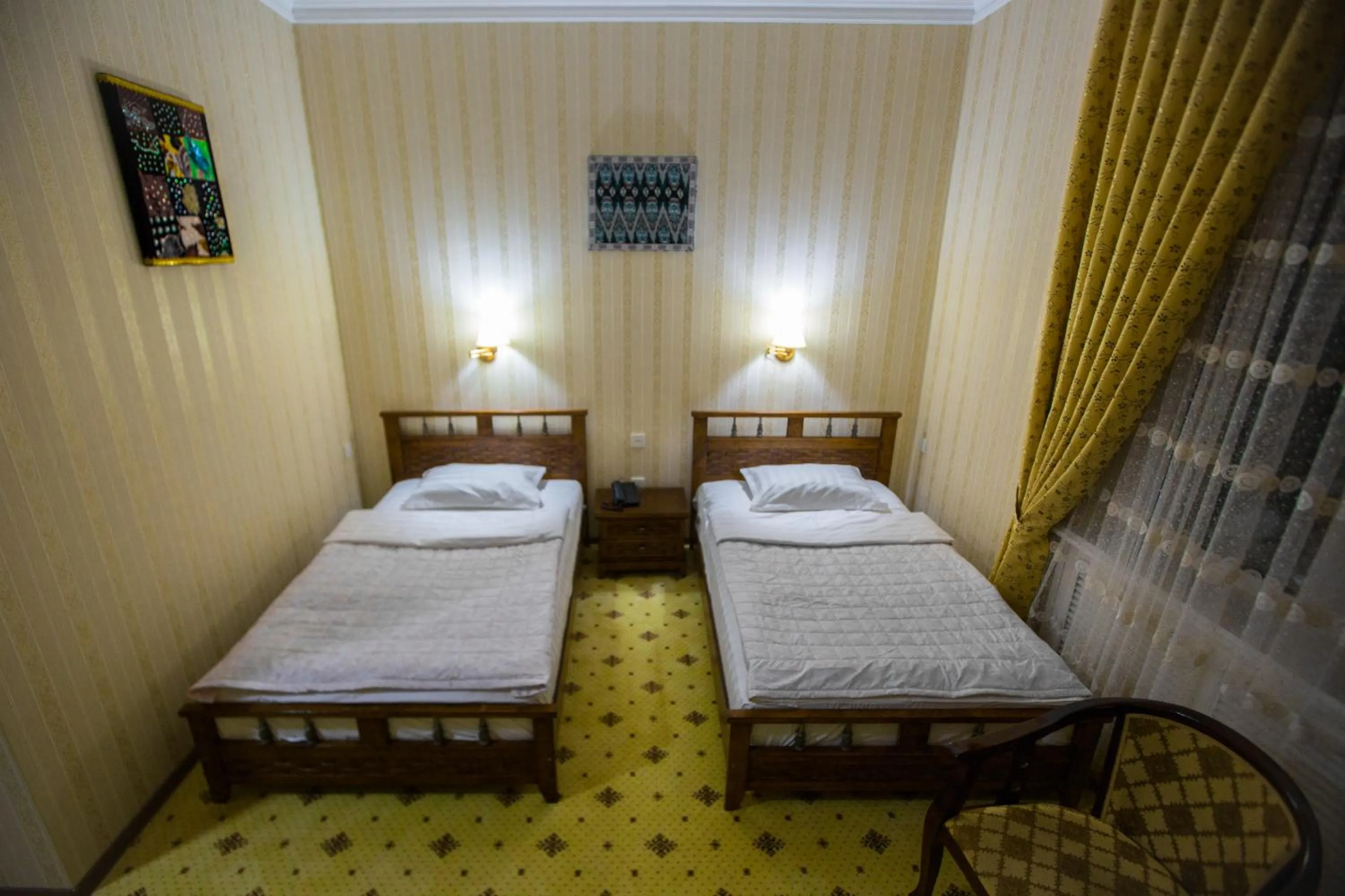 Bed in Hotel City Samarkand