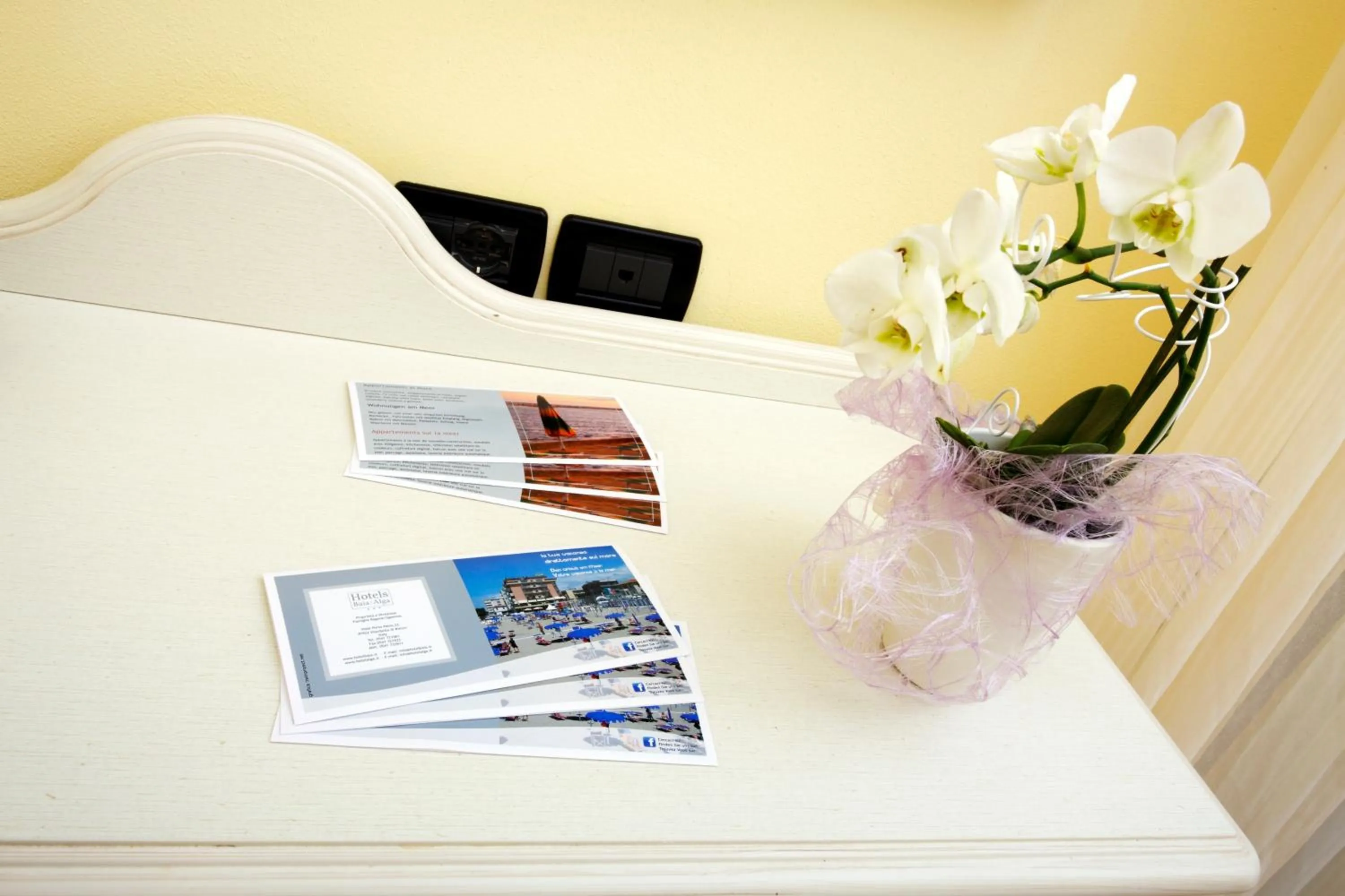 Decorative detail in Hotel Baia