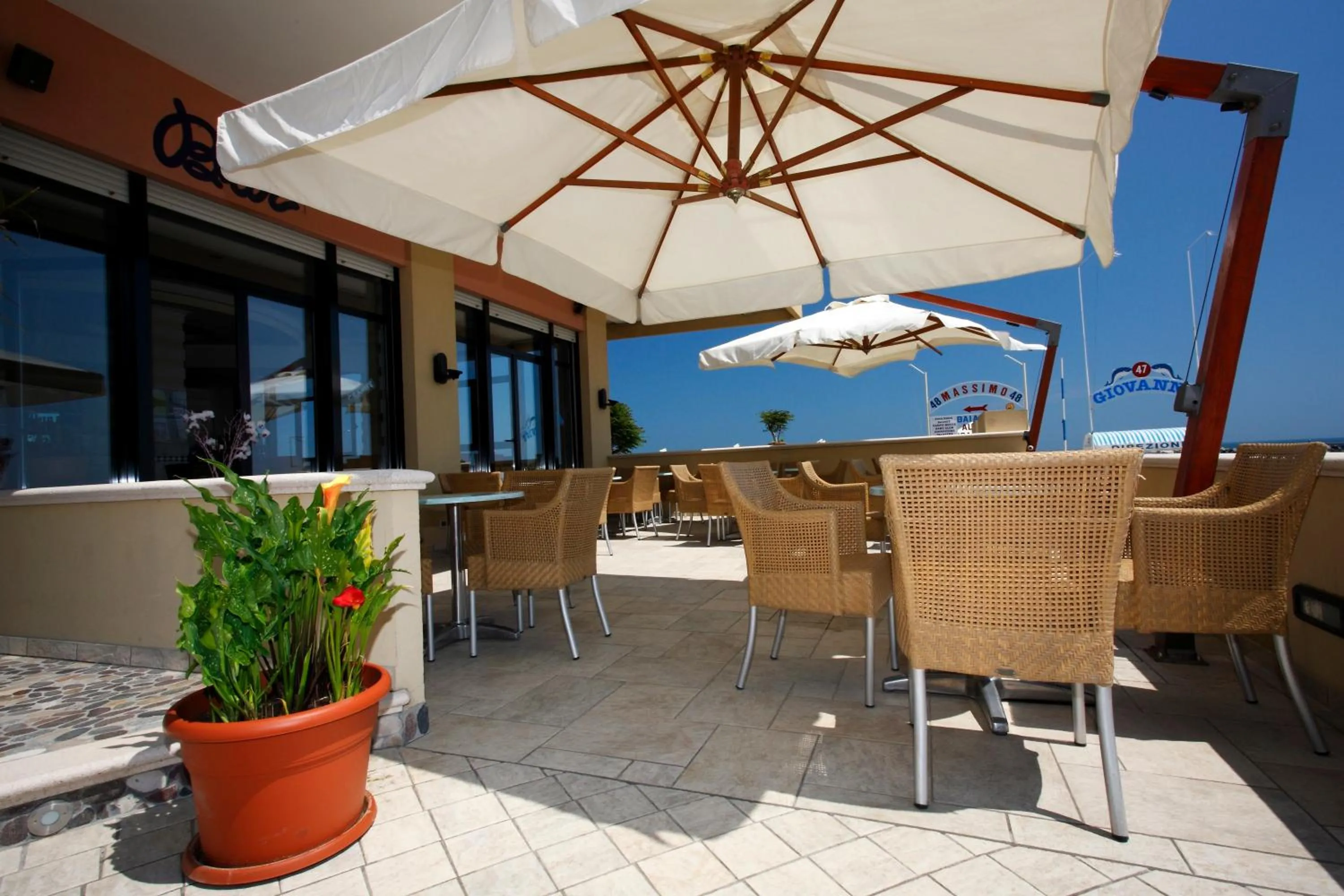 Balcony/Terrace in Hotel Baia
