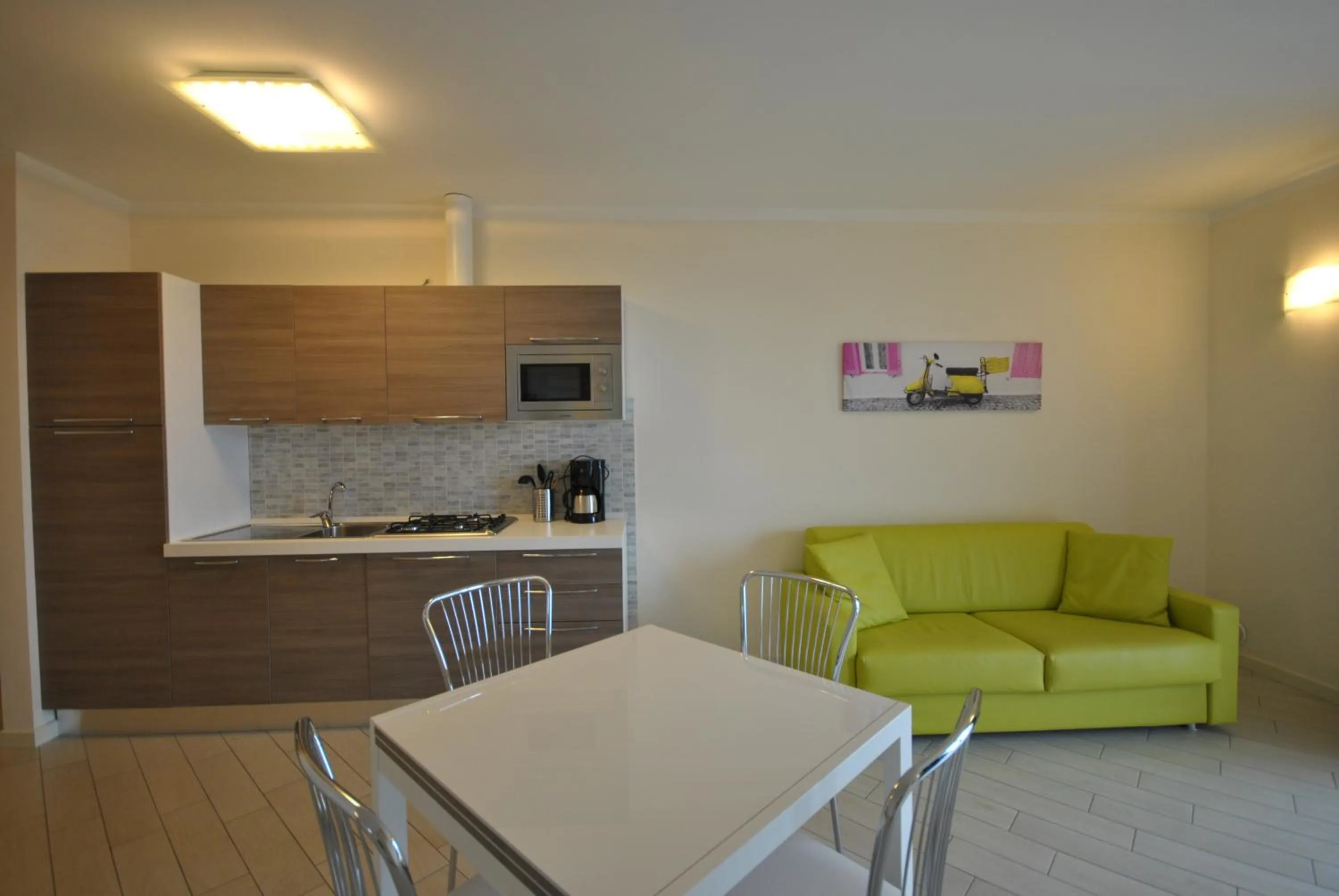 Kitchen or kitchenette in Hotel Gallo