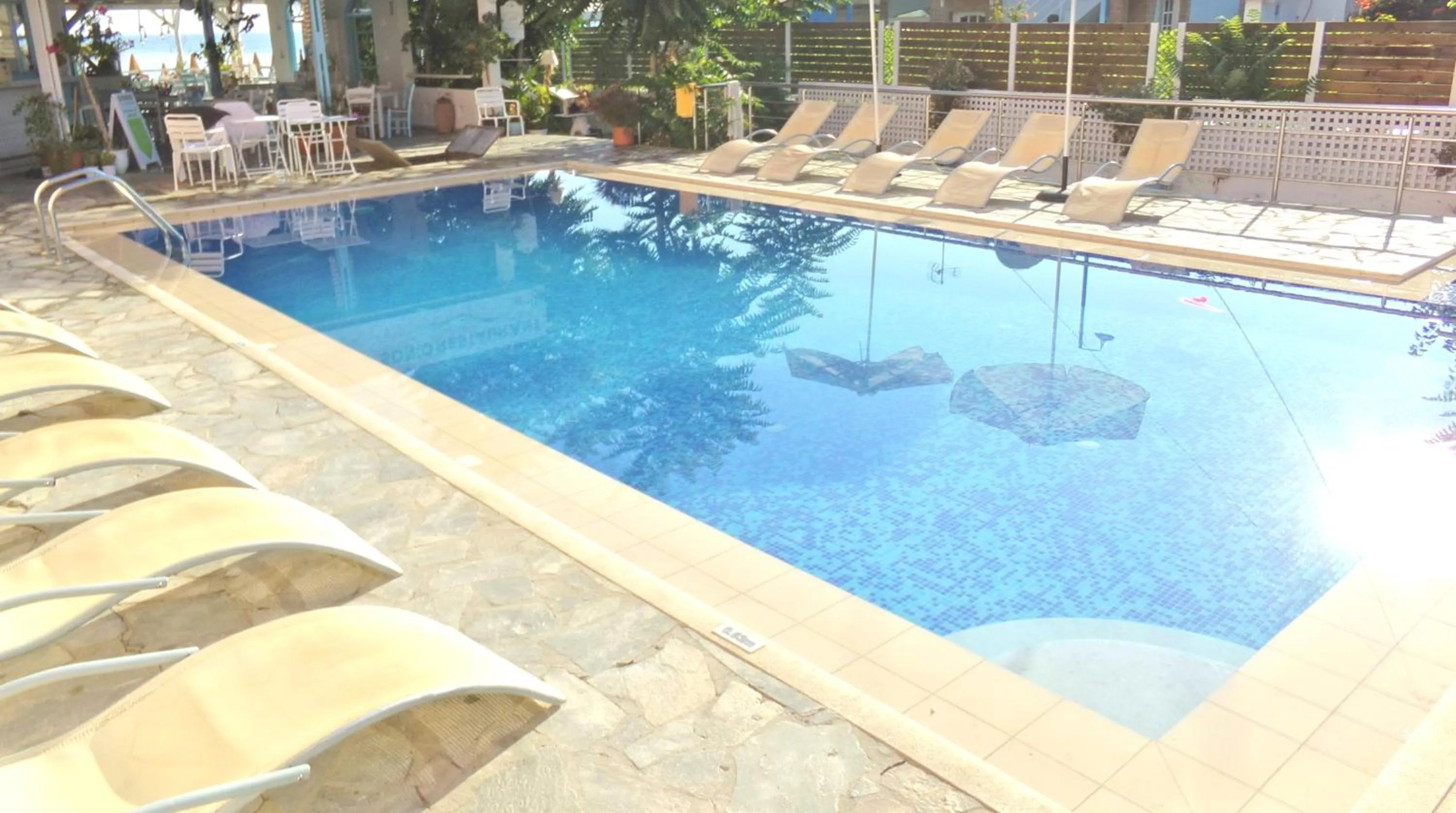 Swimming pool in Katerina Seaside Studios