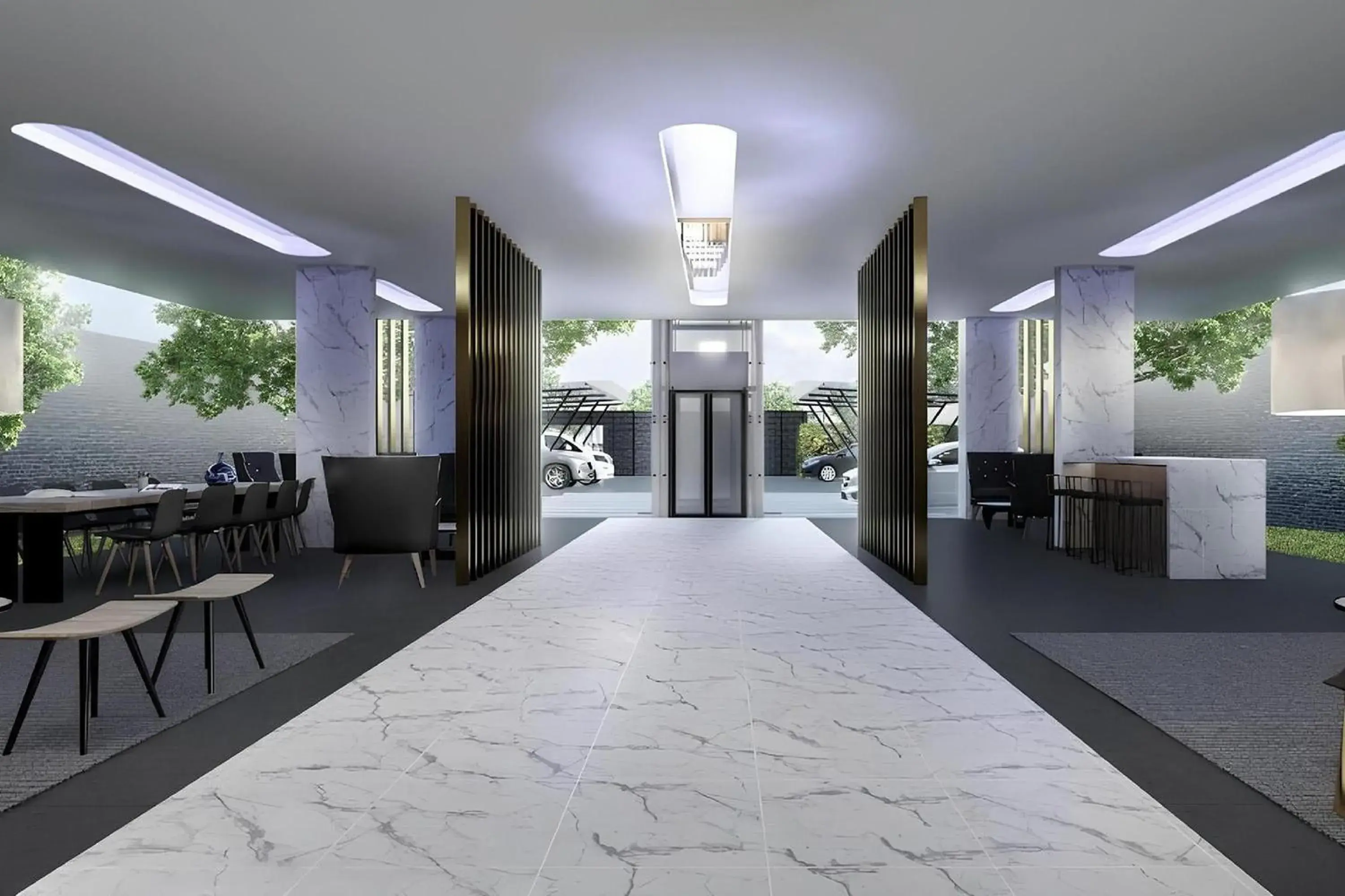 Lobby or reception in 51 Suanplu Residence Lobby or reception in 51 Suanplu Residence