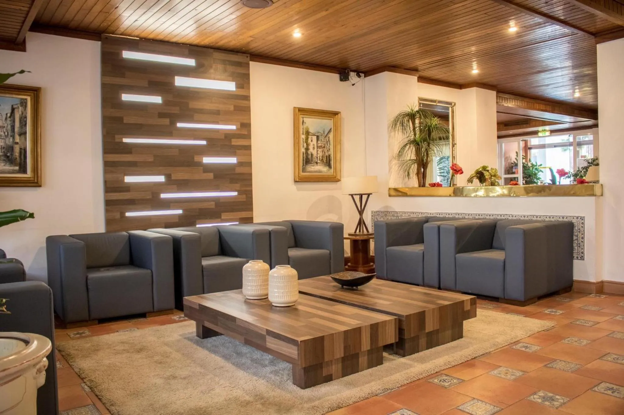 Living room in Aparthotel Calema Avenida Jardim