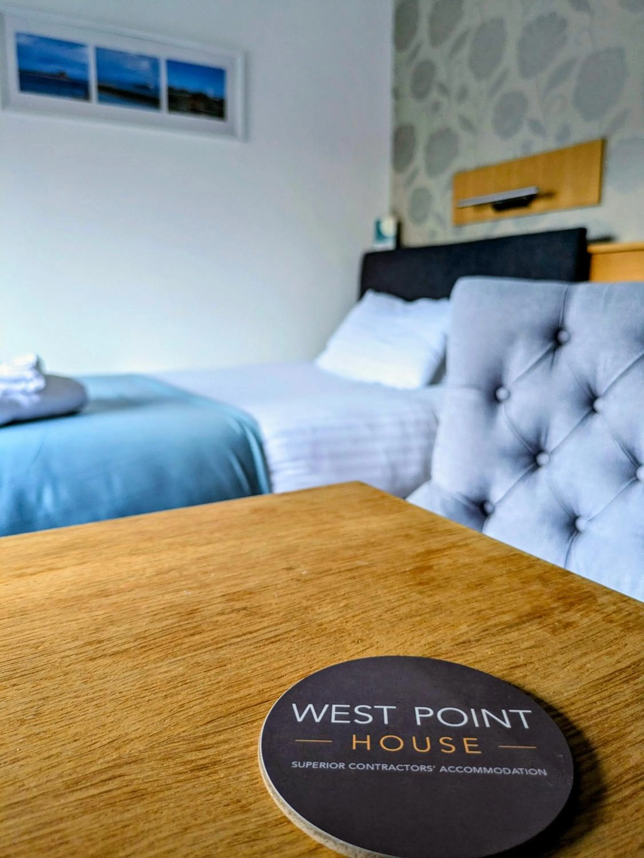 Bed in West Point House