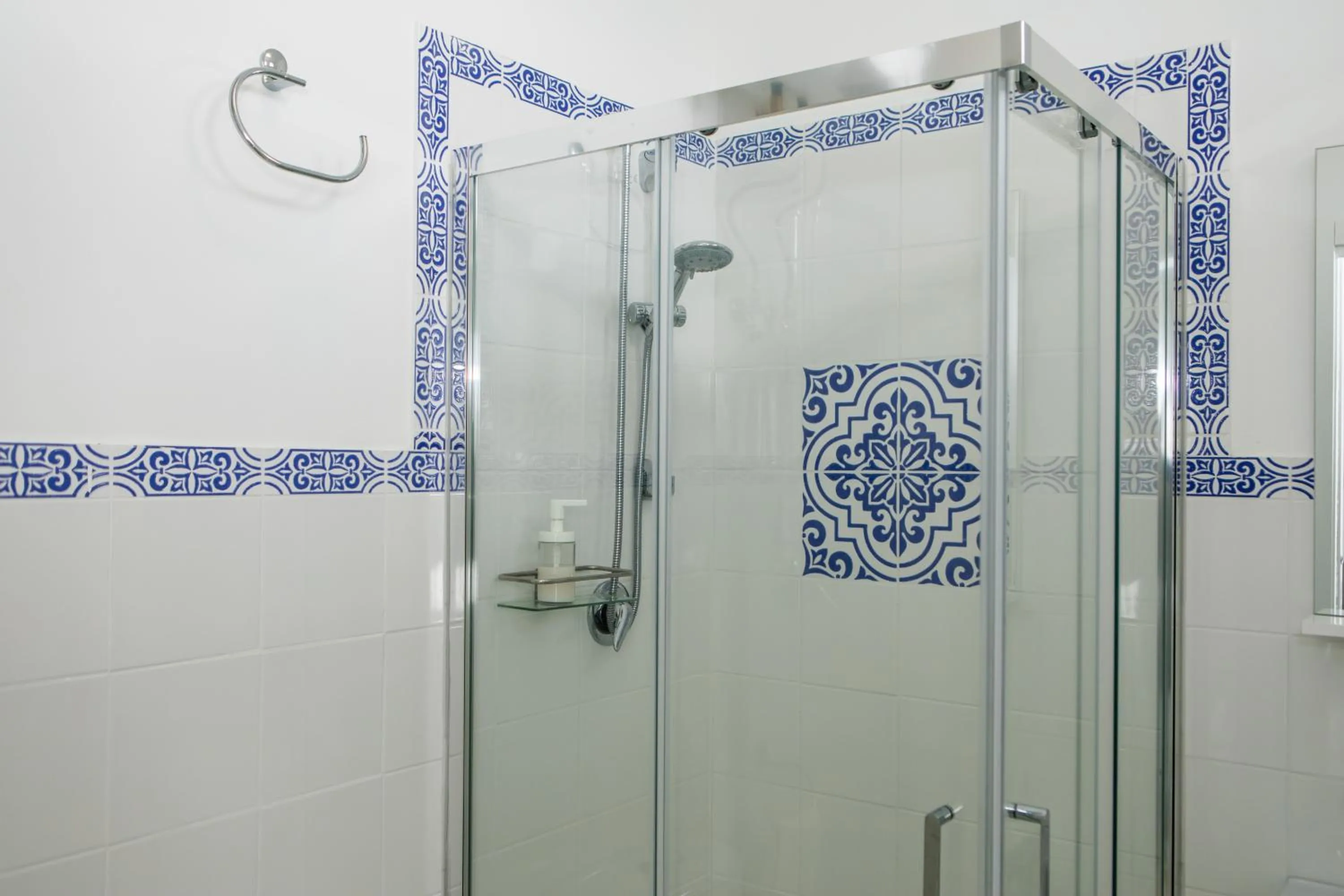 Shower in Veda elegant rooms