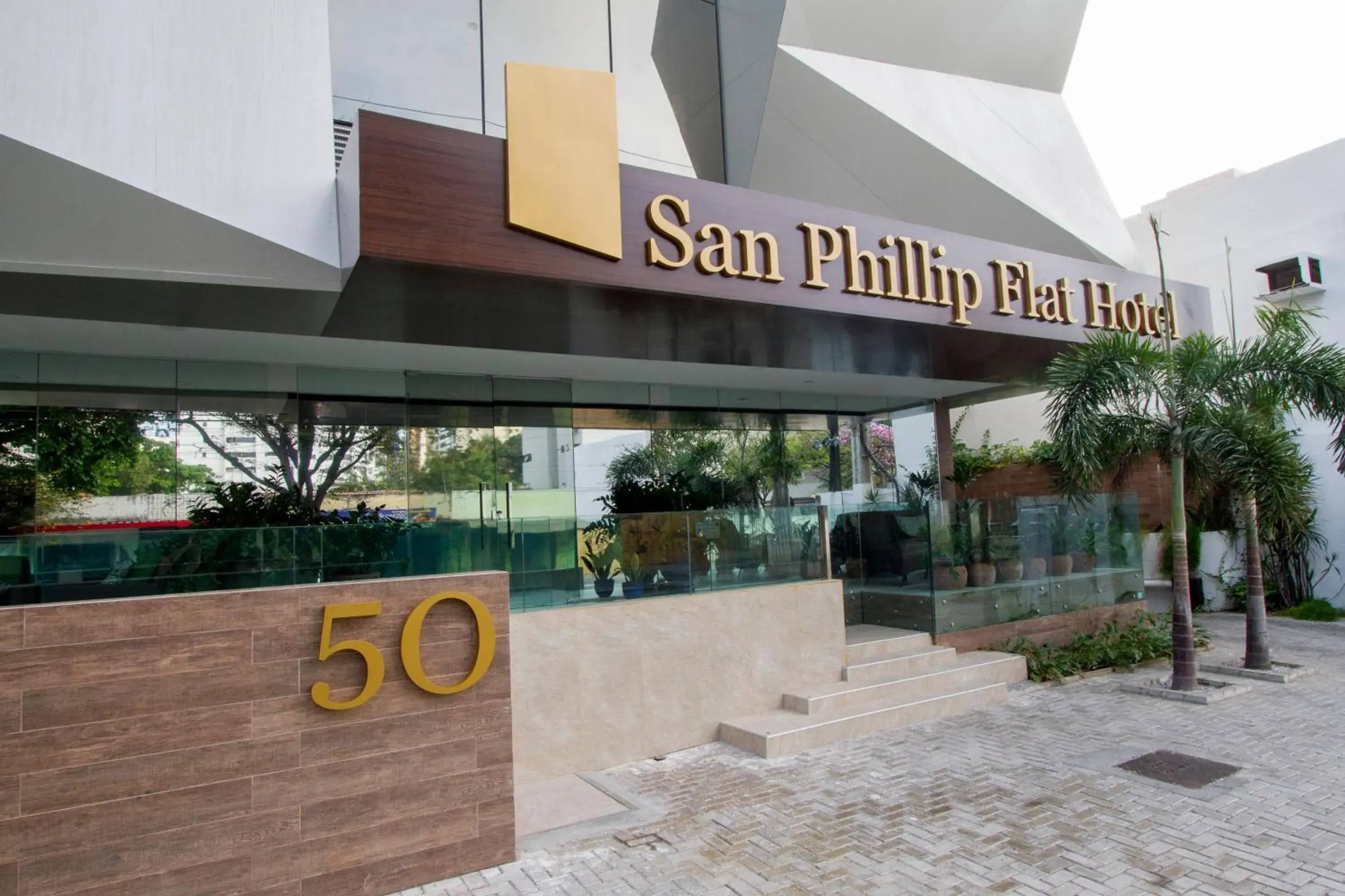 Facade/entrance in San Phillip Flat Hotel Facade/entrance in San Phillip Flat Hotel