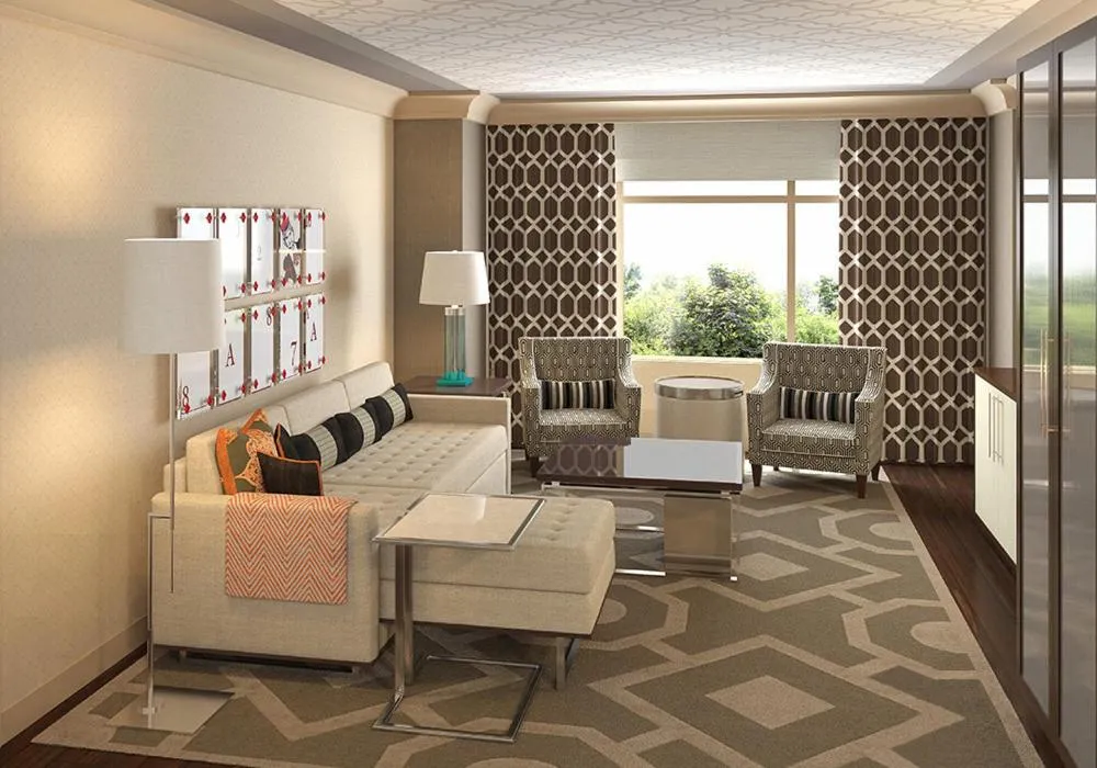 Seating Area in The Grand Hotel At Coushatta