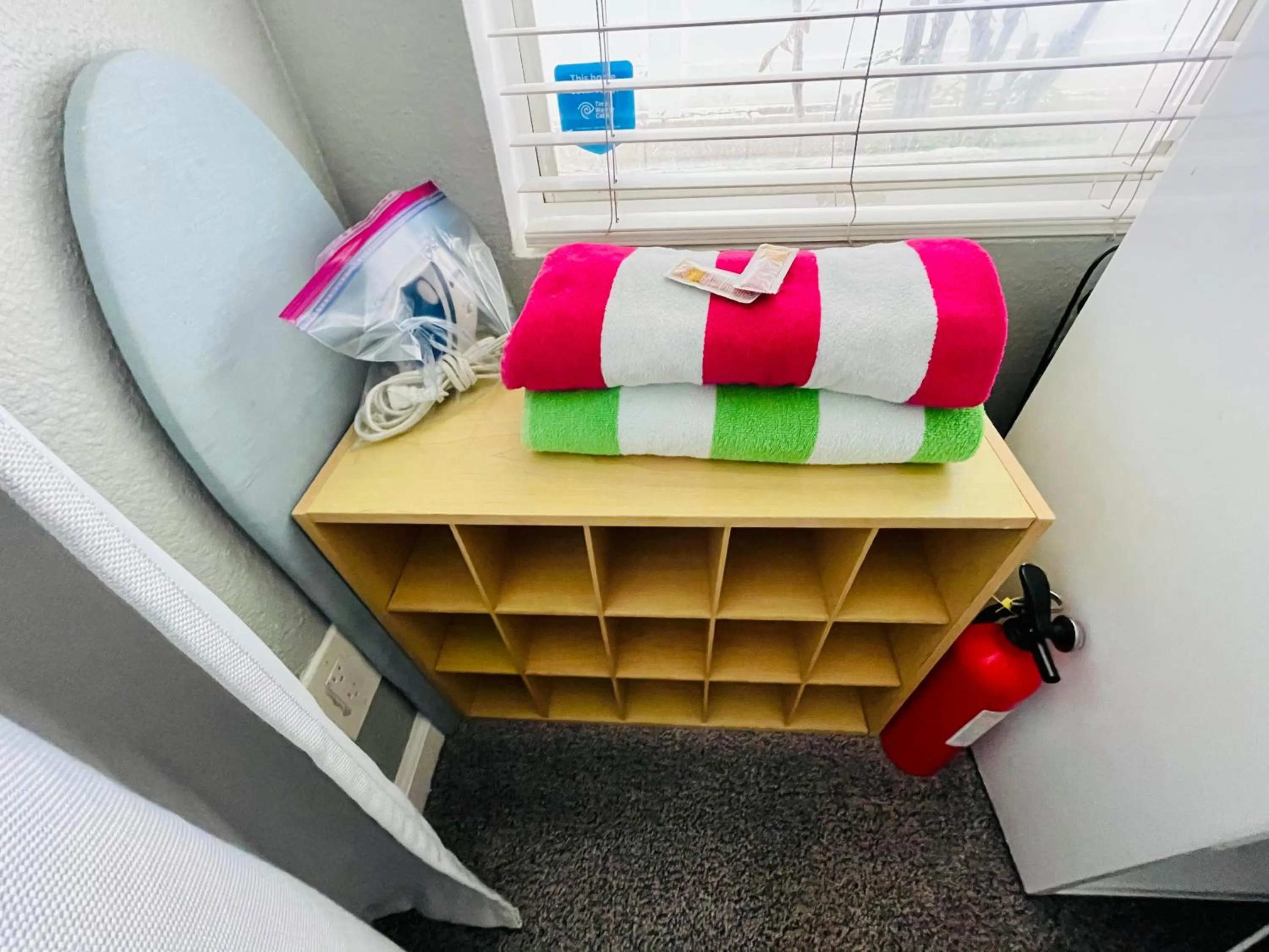 Bed in Boho Chic Beach Suite