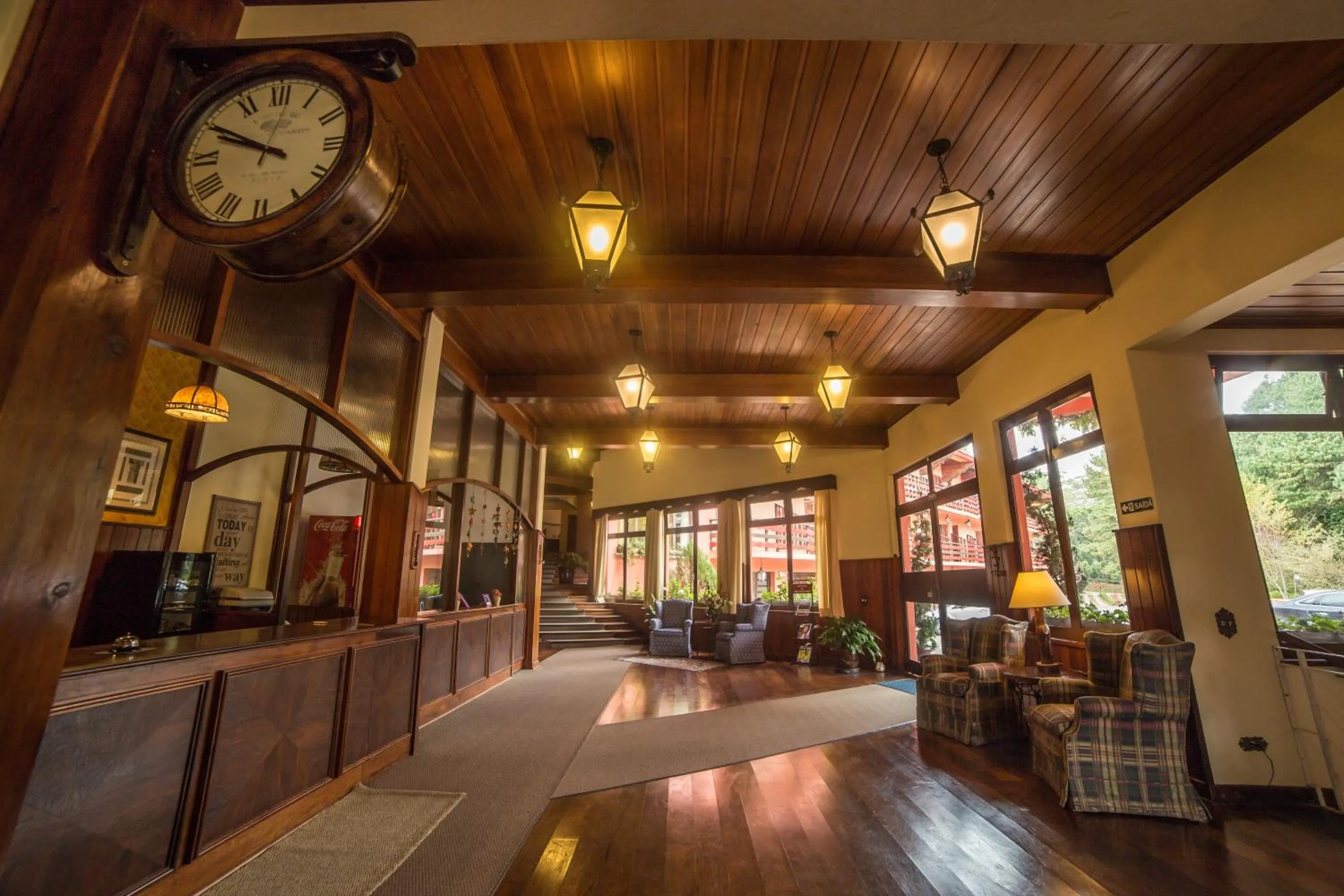 Lobby or reception in Hotel Recanto São Cristóvão - Próximo ao parque Tarundu