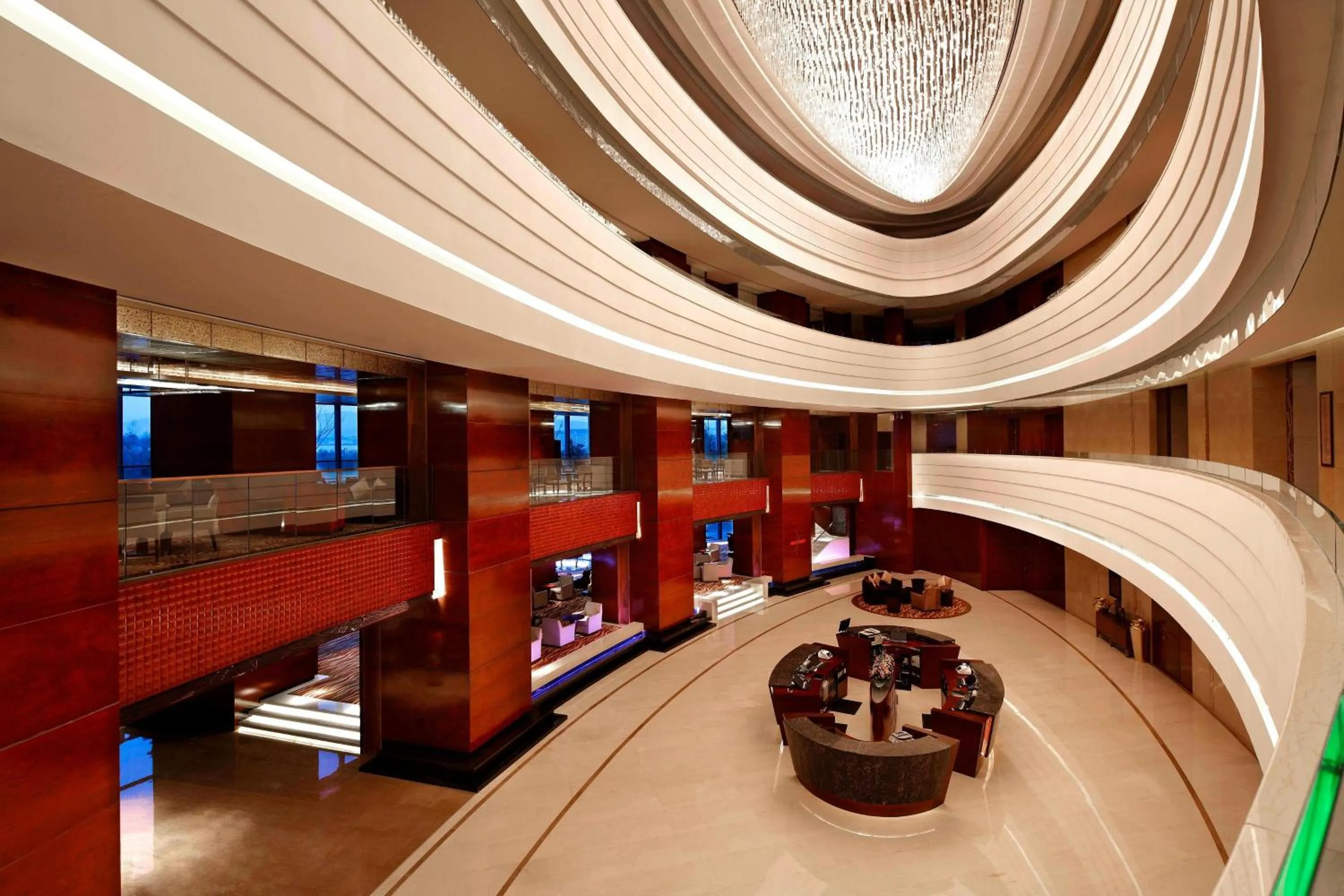 Lobby or reception in Sheraton Jinzhou Hotel