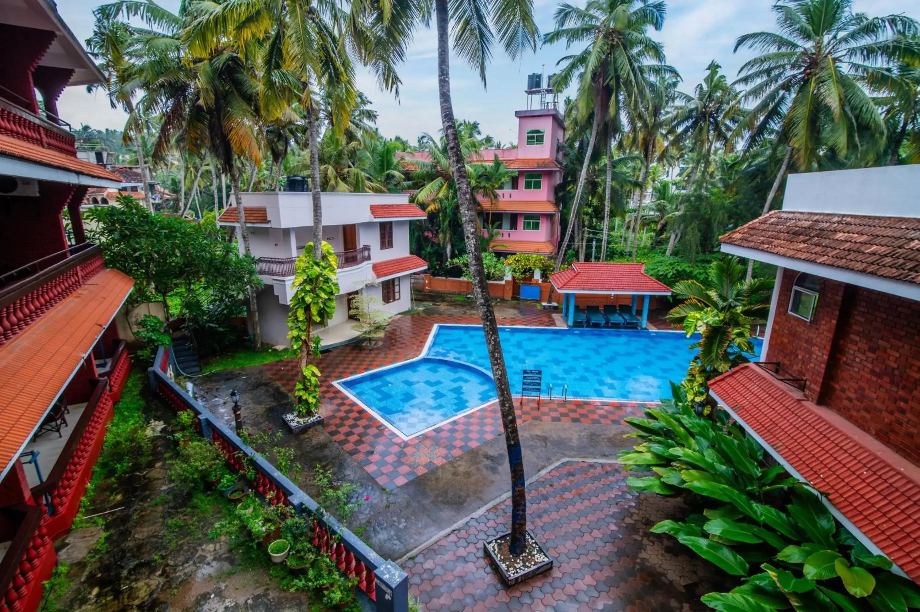 Pool view in Jasmine Palace Pool view in Jasmine Palace