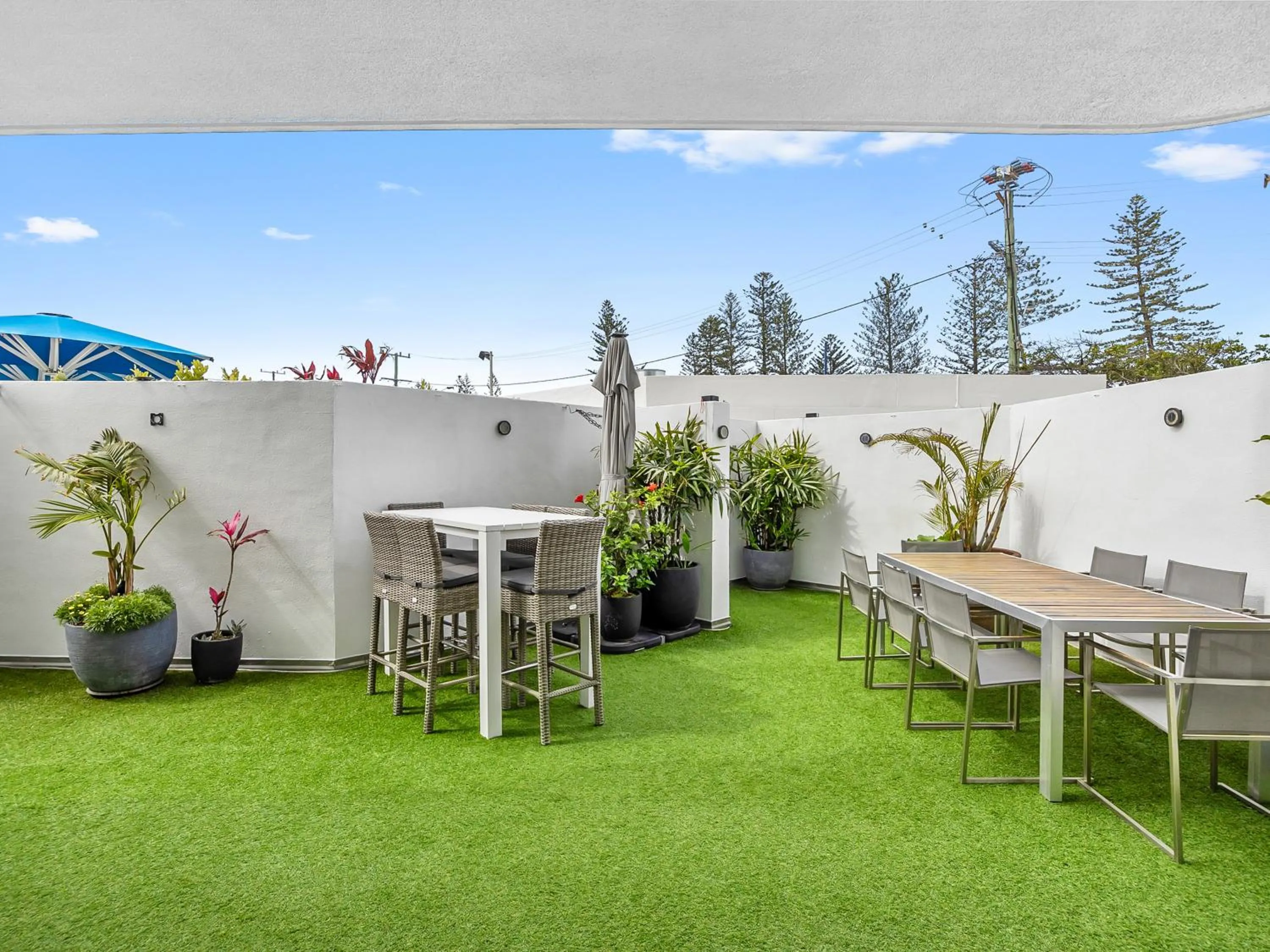 Patio in Mandolin Beachfront Resort