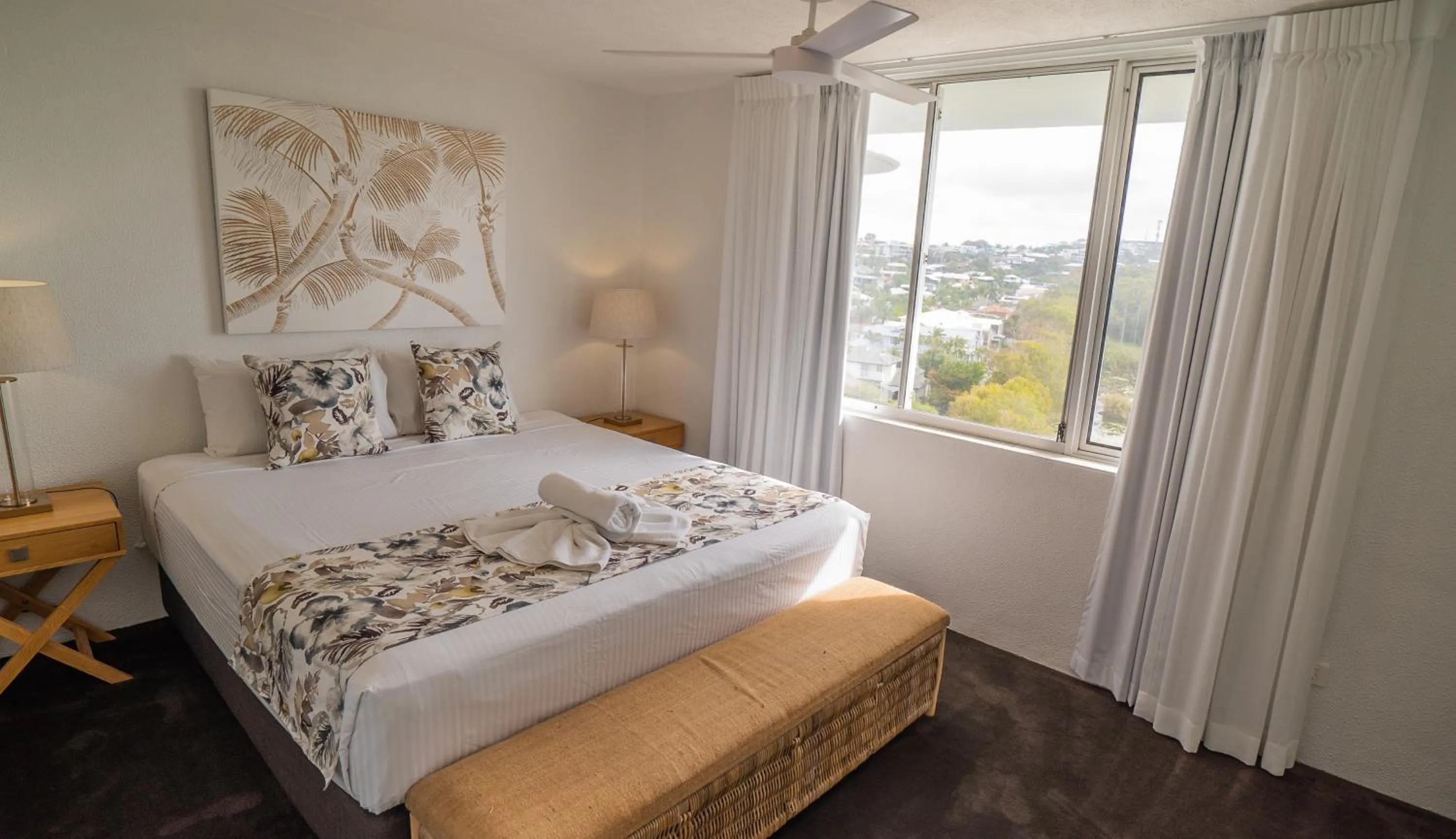 Bed in Mandolin Beachfront Resort