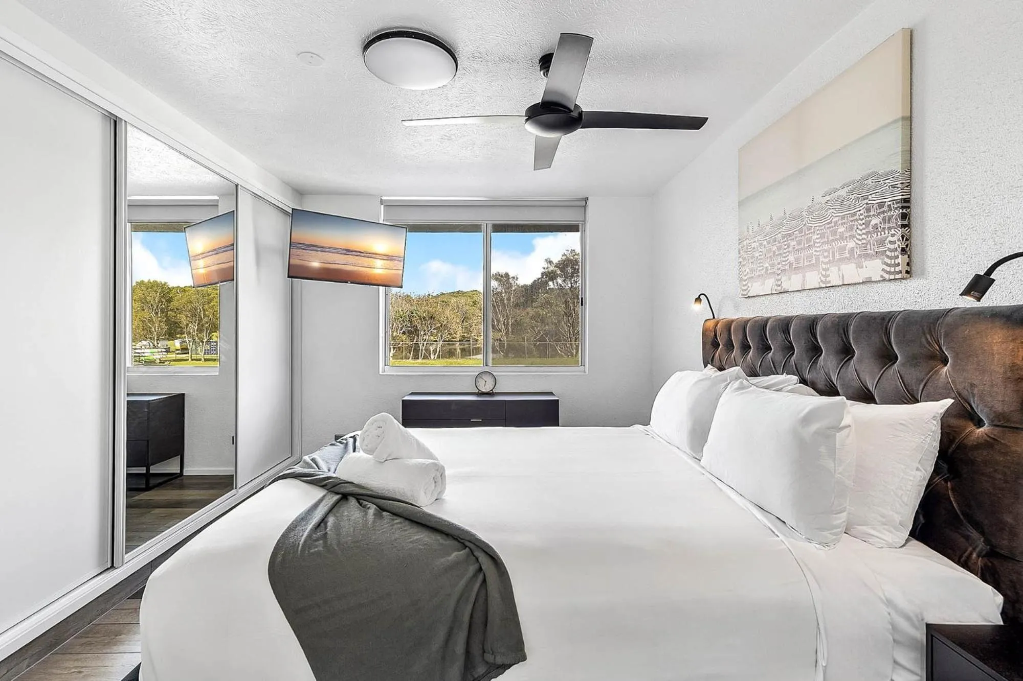 Bed in Mandolin Beachfront Resort