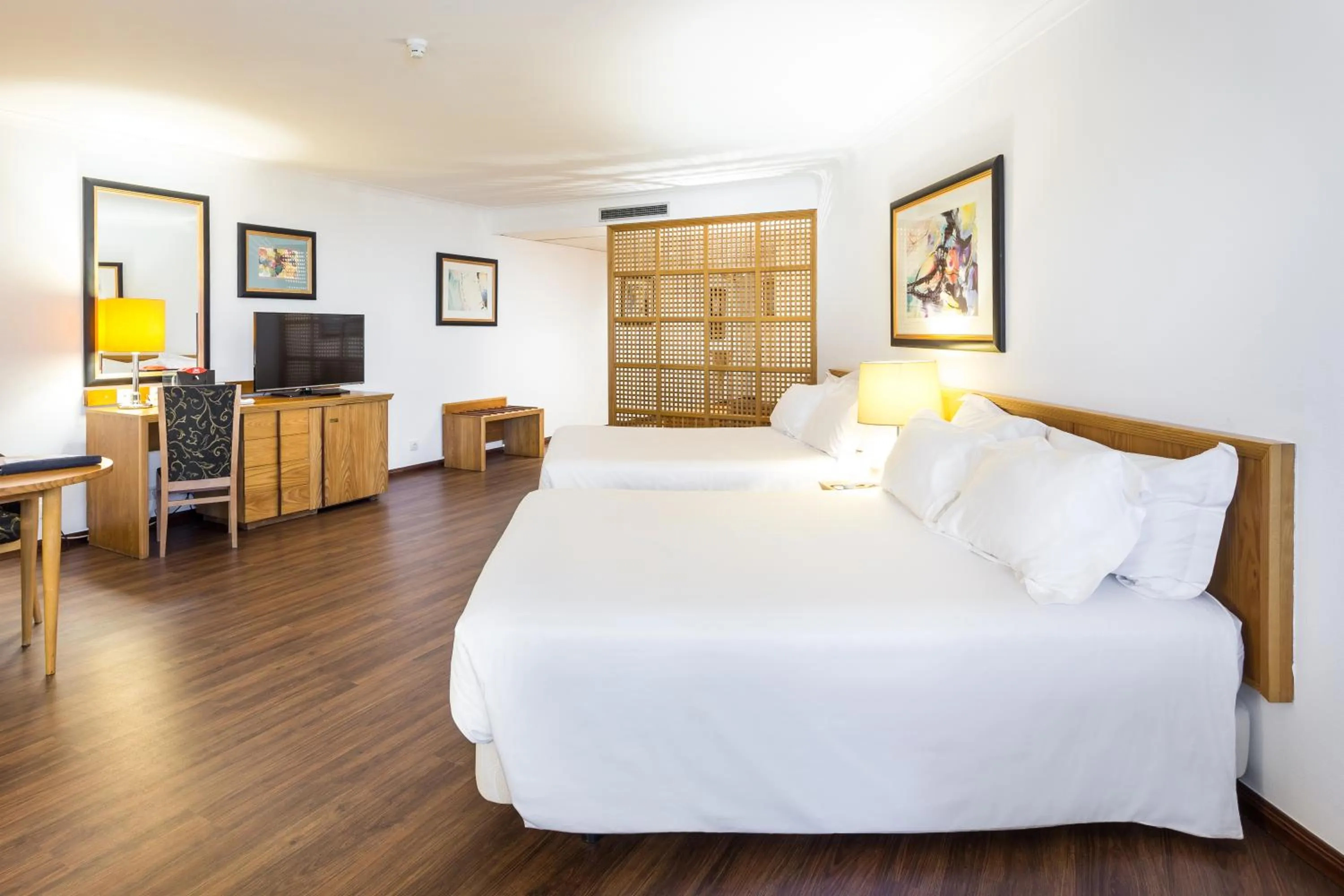 Bed in Radisson Blu Hotel Lisbon