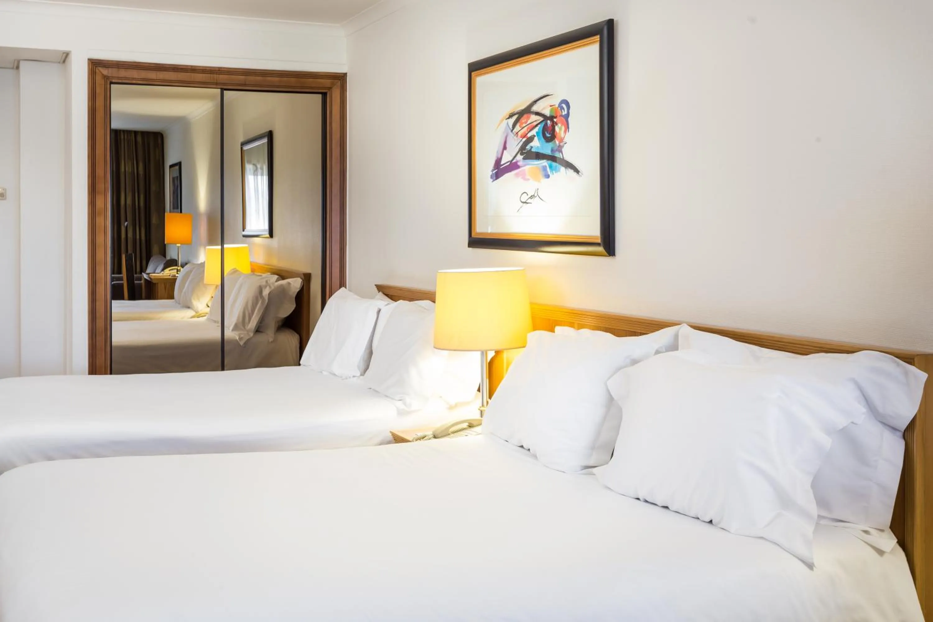 Bed in Radisson Blu Hotel Lisbon