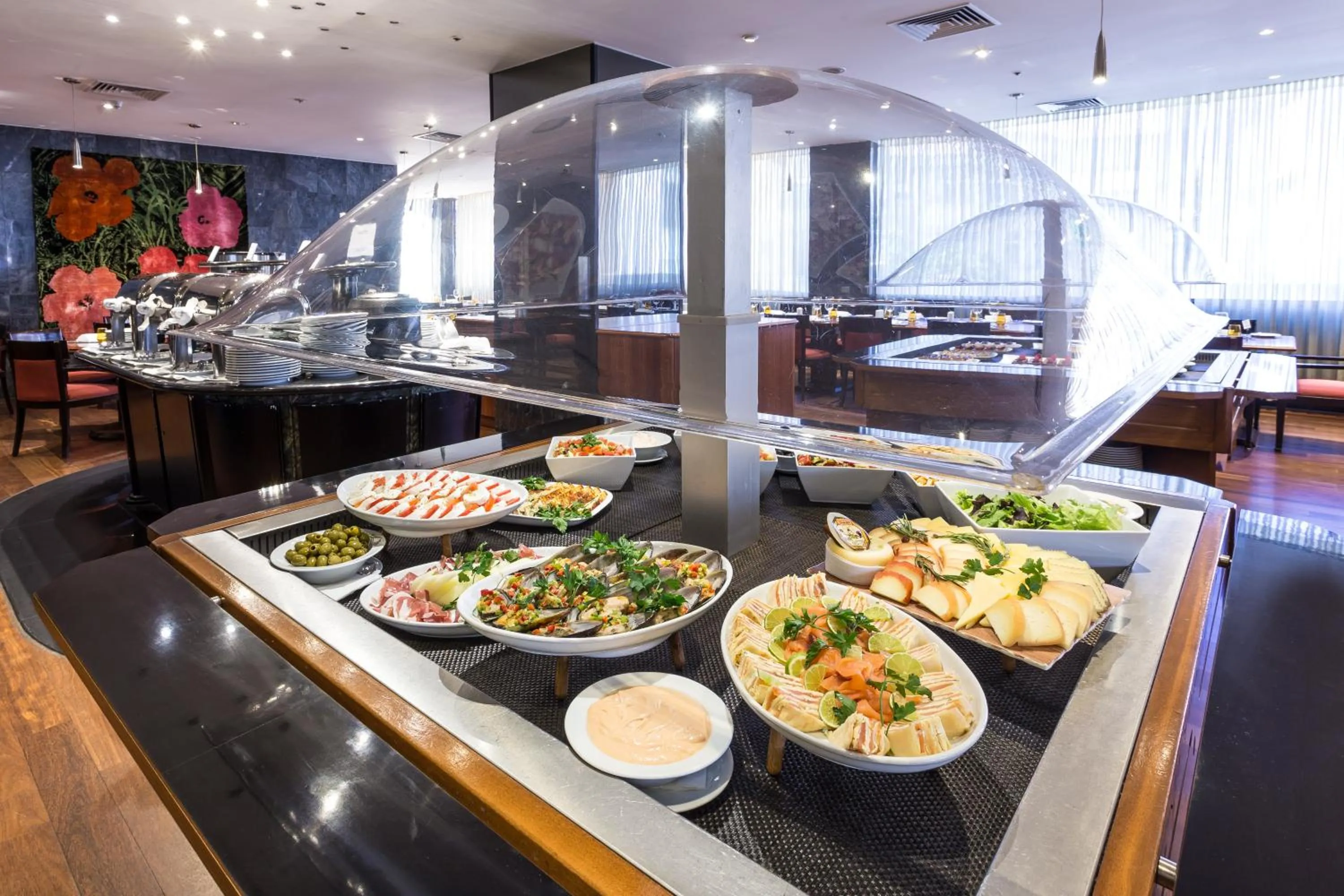 Buffet breakfast in Radisson Blu Hotel Lisbon