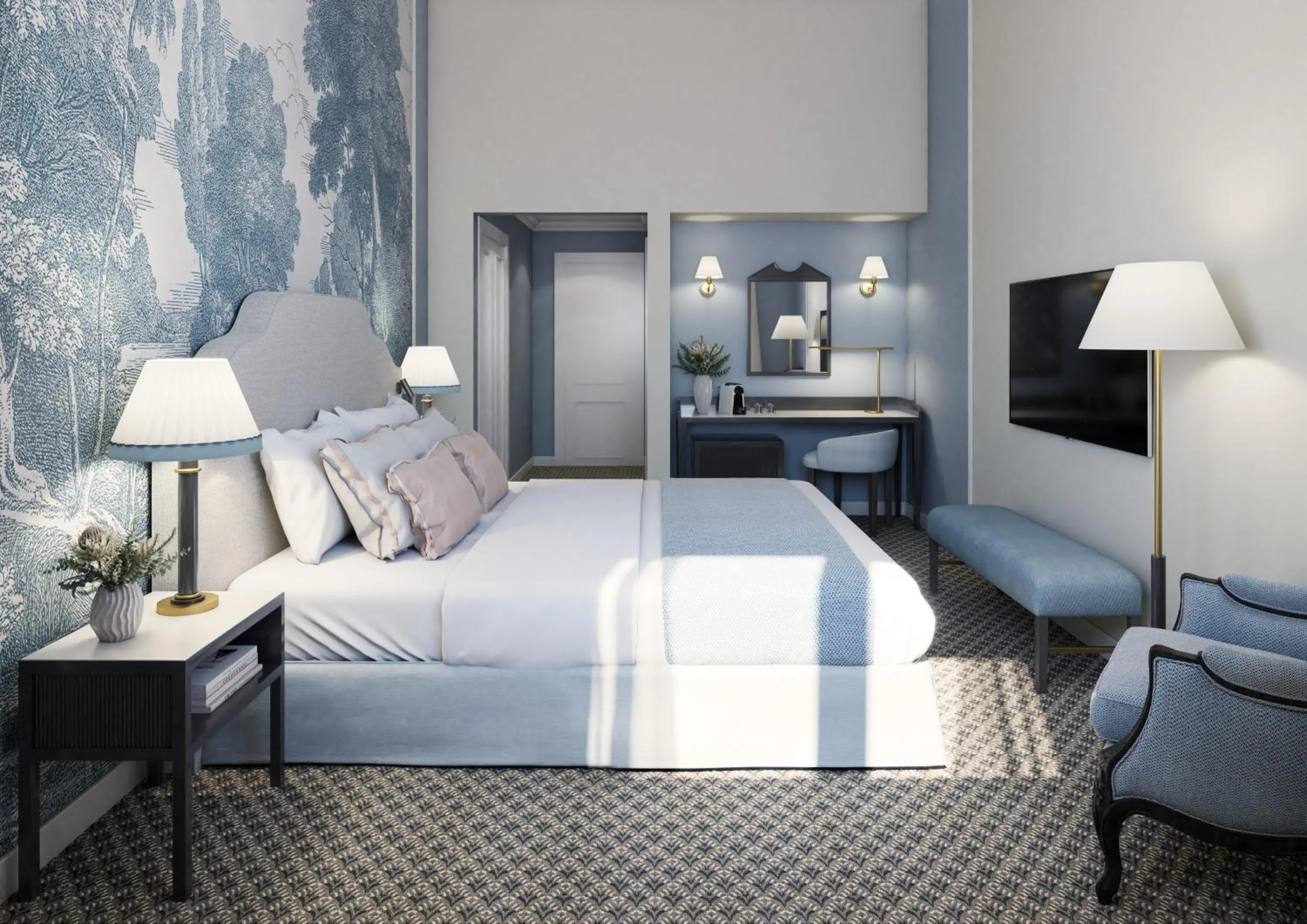 Deluxe Double Room with Sea View in Senhora da Guia Cascais Boutique Hotel