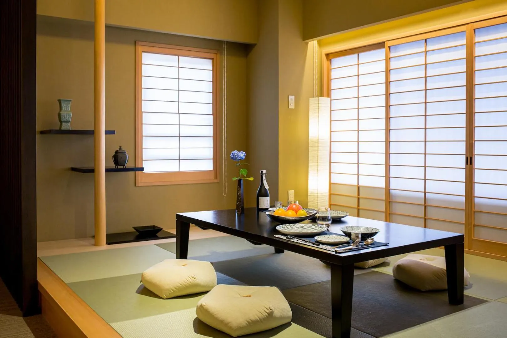 Dining area in Hauza Kyoto Gojo Karasuma