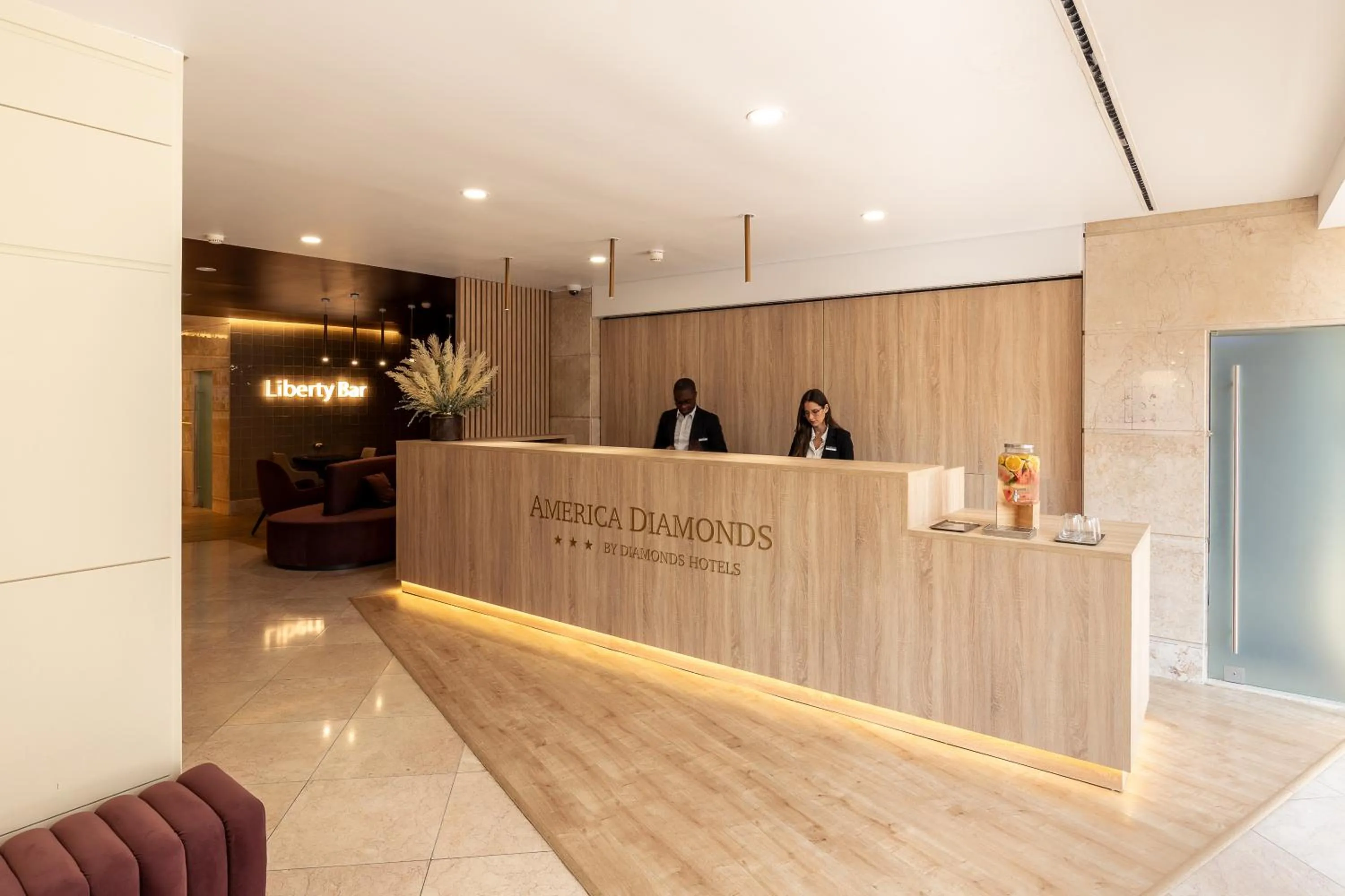 Lobby or reception in America Diamonds Hotel
