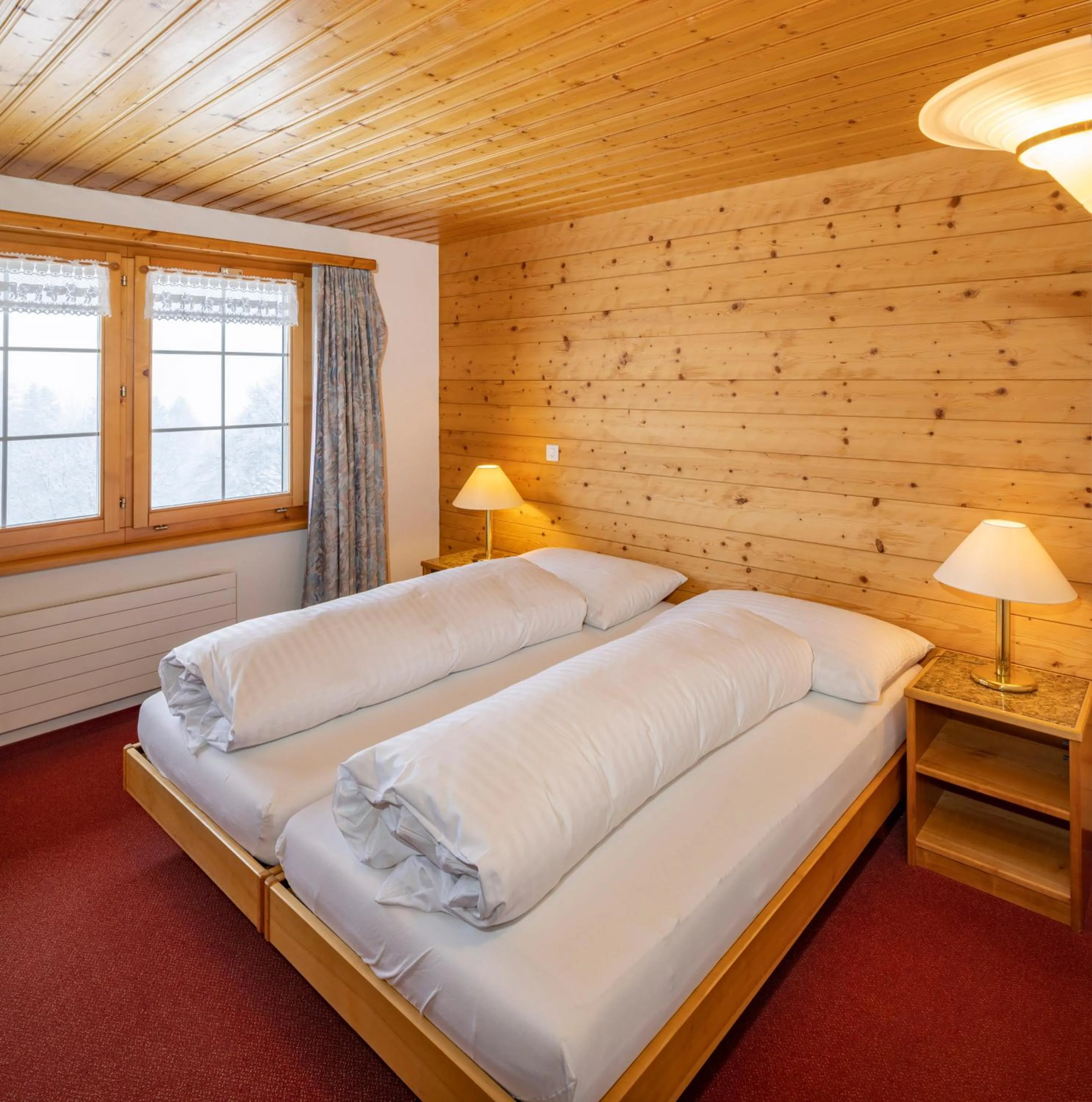 Bed in Hotel und Restaurant Chäseren