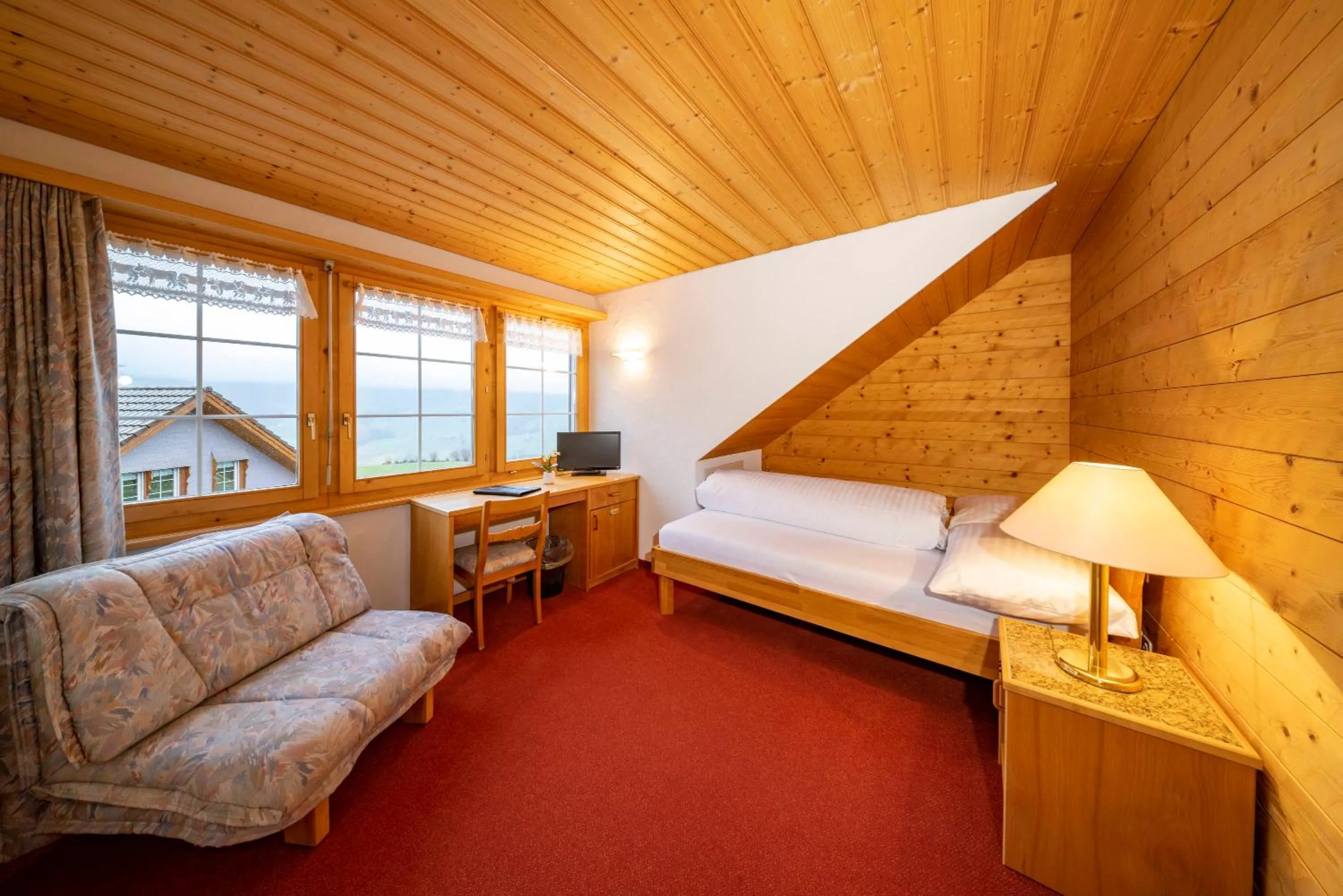 Bed in Hotel und Restaurant Chäseren