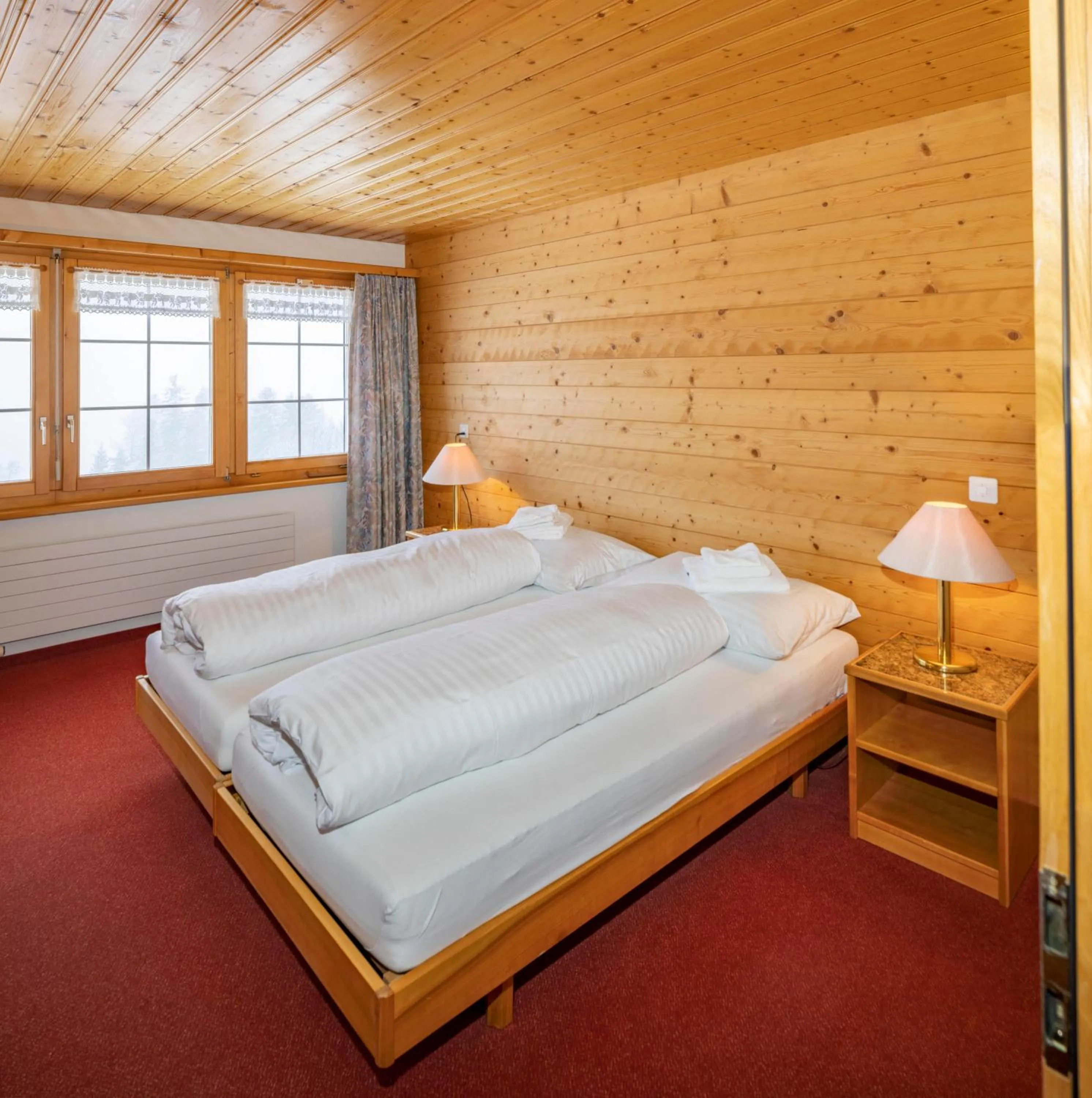 Bed in Hotel und Restaurant Chäseren