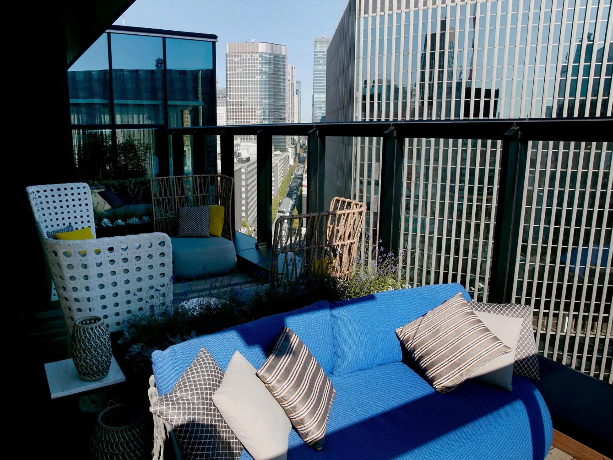 Balcony/Terrace in The Gate Hotel Tokyo by Hulic