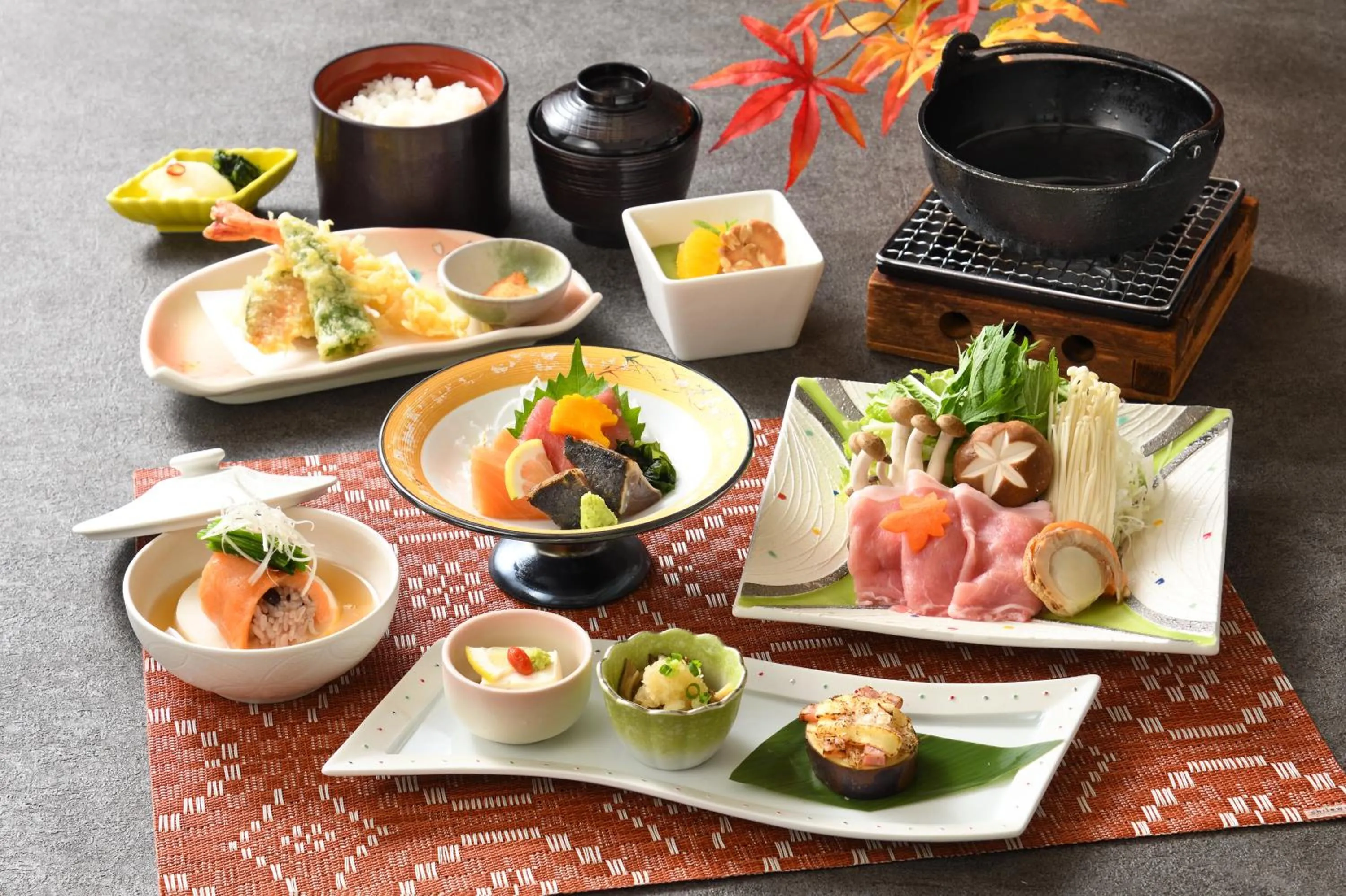 Dinner in Kyukamura Myoko