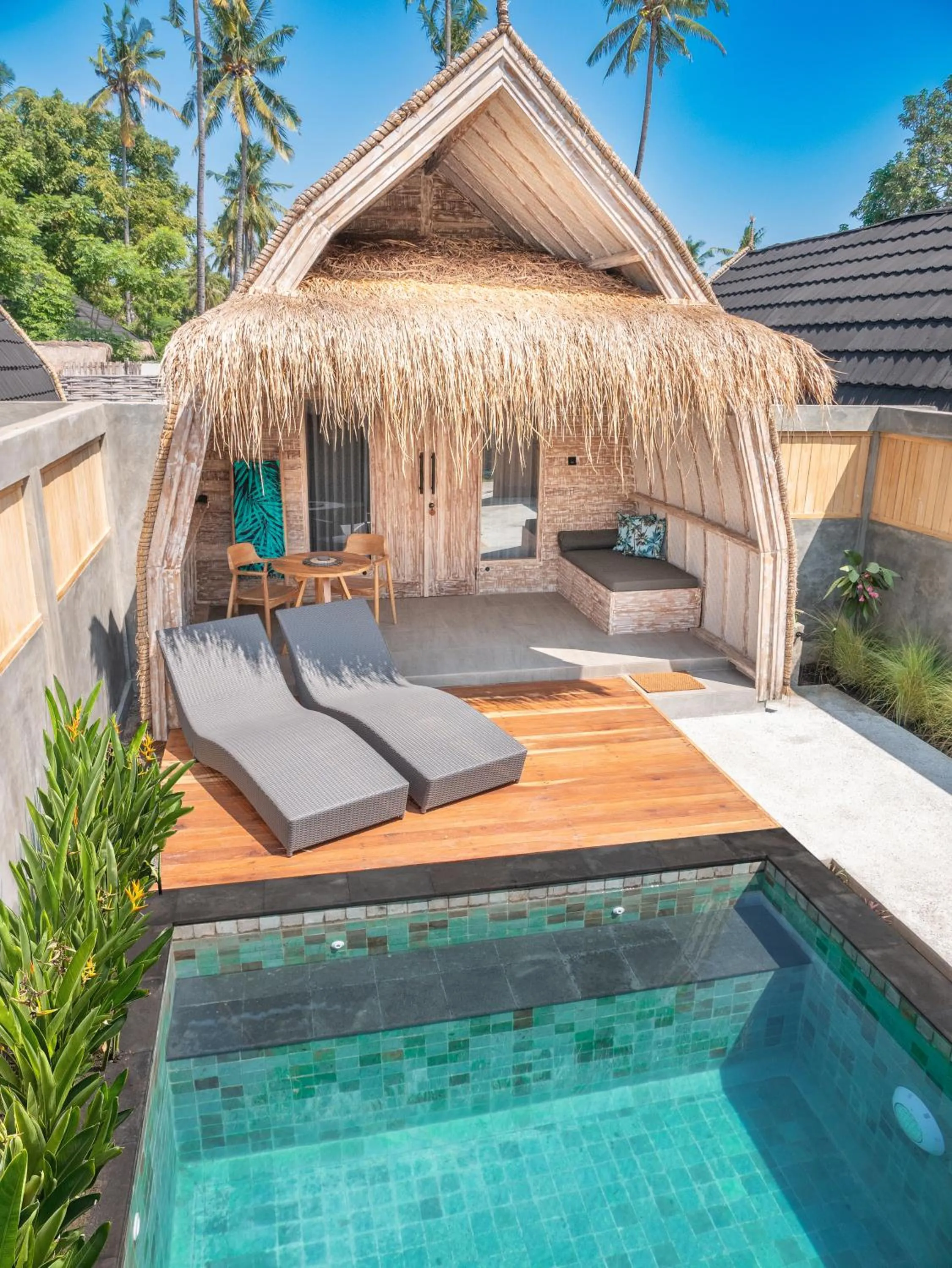 Patio in Gili Meno Escape - Adults Only
