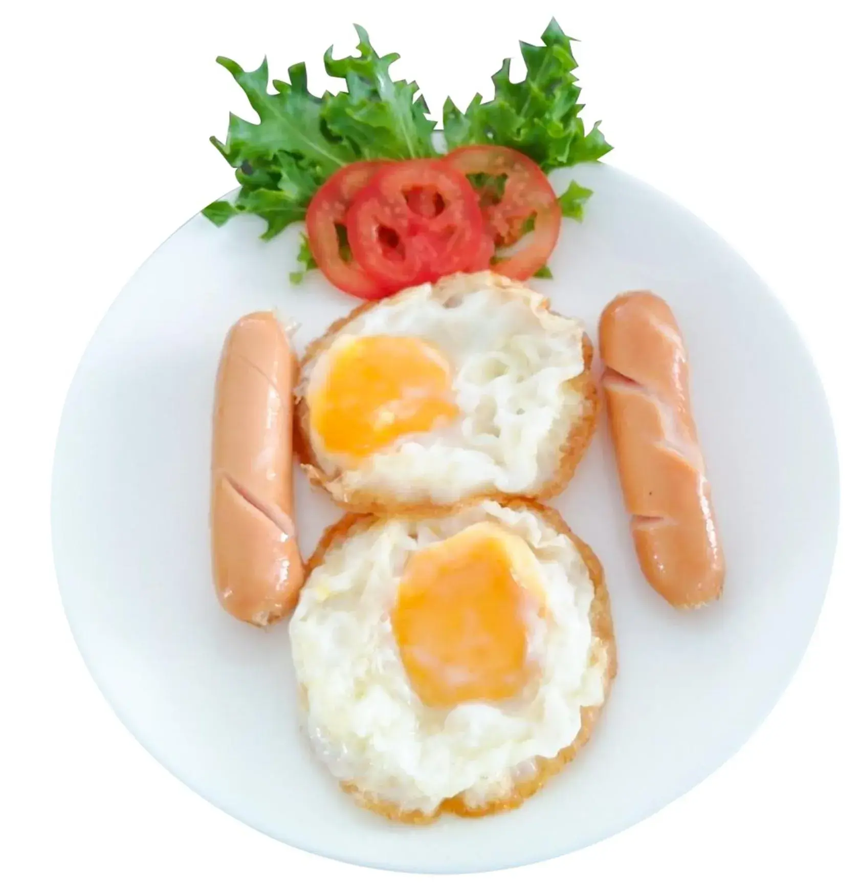 American breakfast in Uthaithani Resort American breakfast in Uthaithani Resort