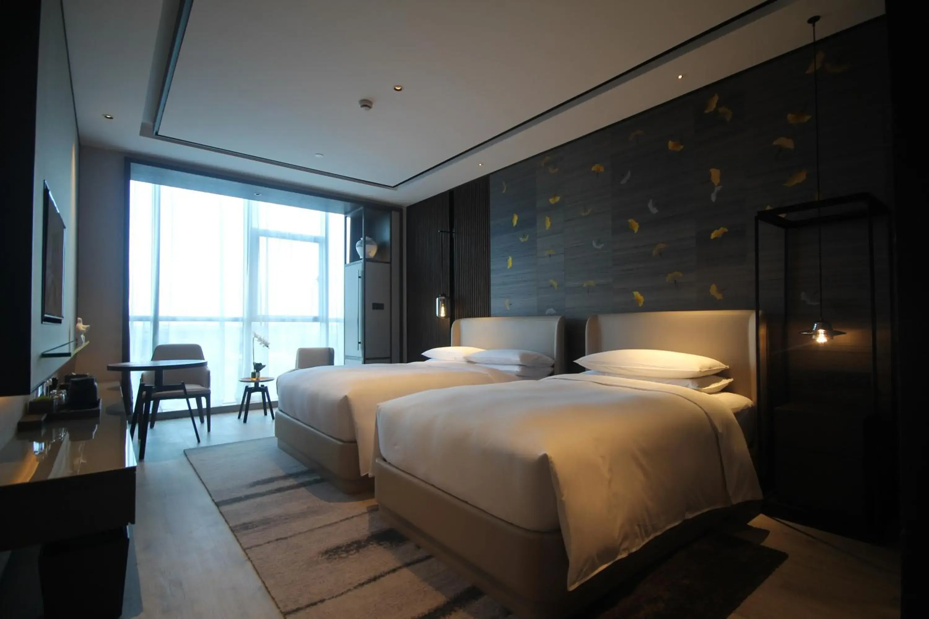 Superior Twin Room with Garden View in Yunhe Yebo Hotel (Shanghai International Tourism Resort Pudong Airport) Superior Twin Room with Garden View in Yunhe Yebo Hotel (Shanghai International Tourism Resort Pudong Airport)