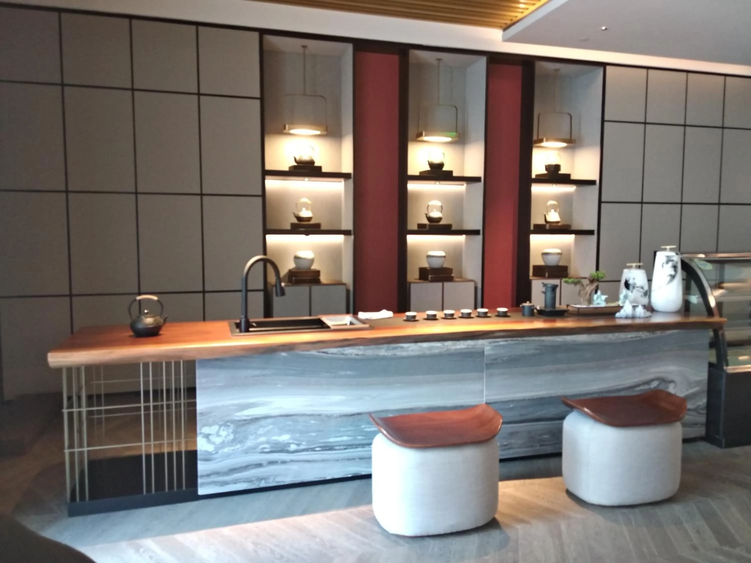 Lounge or bar in Yunhe Yebo Hotel (Shanghai International Tourism Resort Pudong Airport)