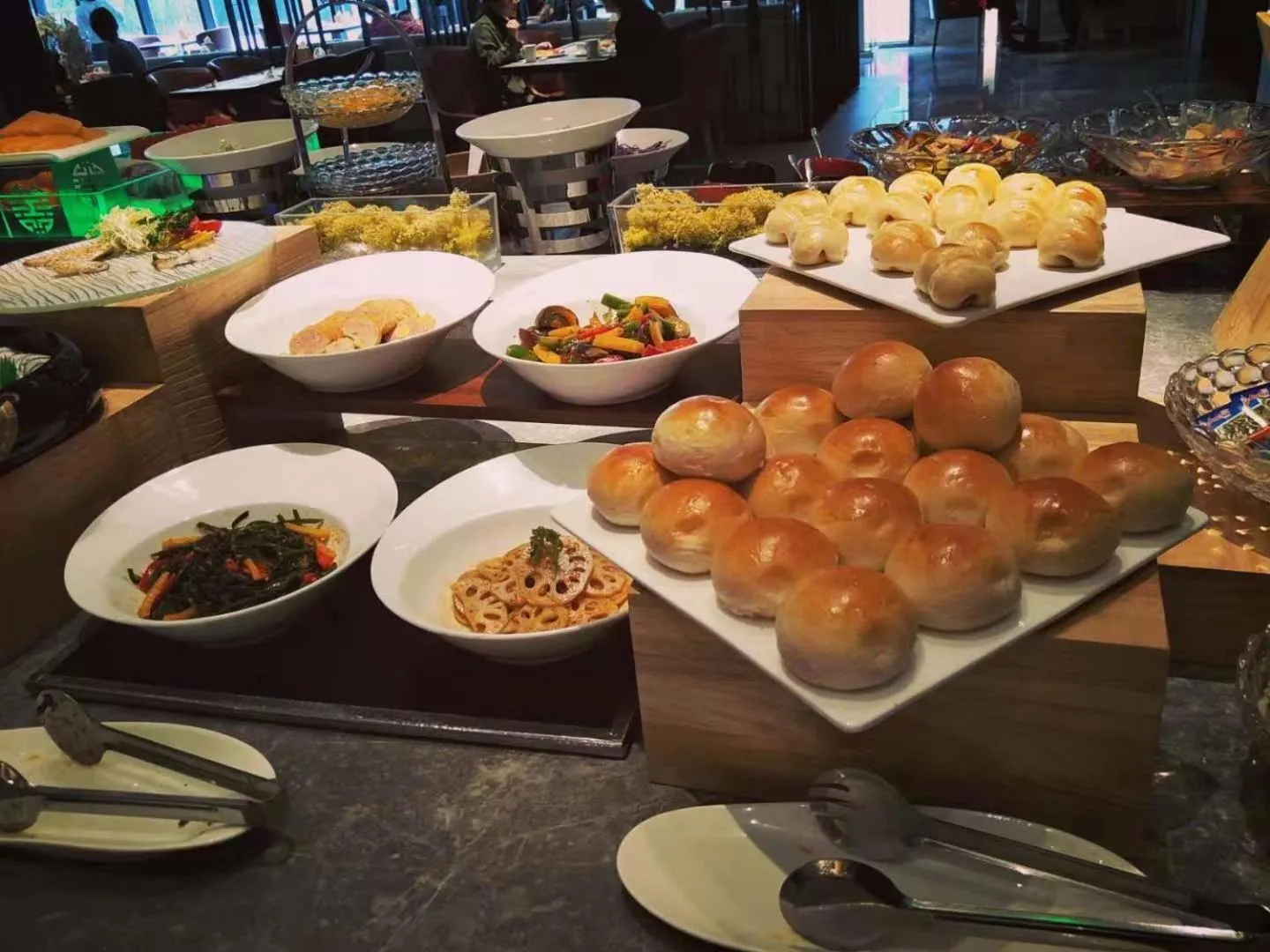 Breakfast in Yunhe Yebo Hotel (Shanghai International Tourism Resort Pudong Airport)