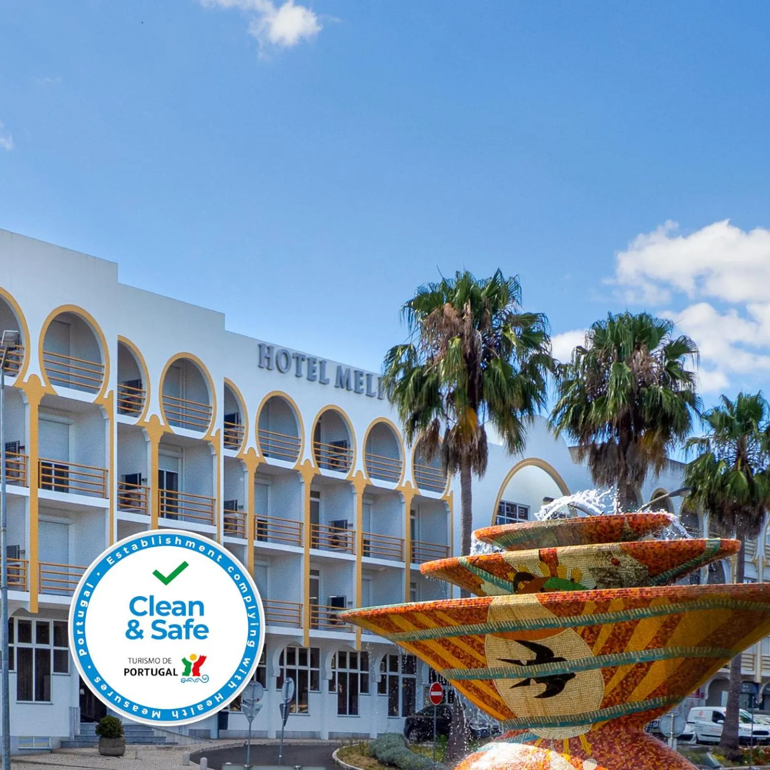 Property building in Hotel Melius