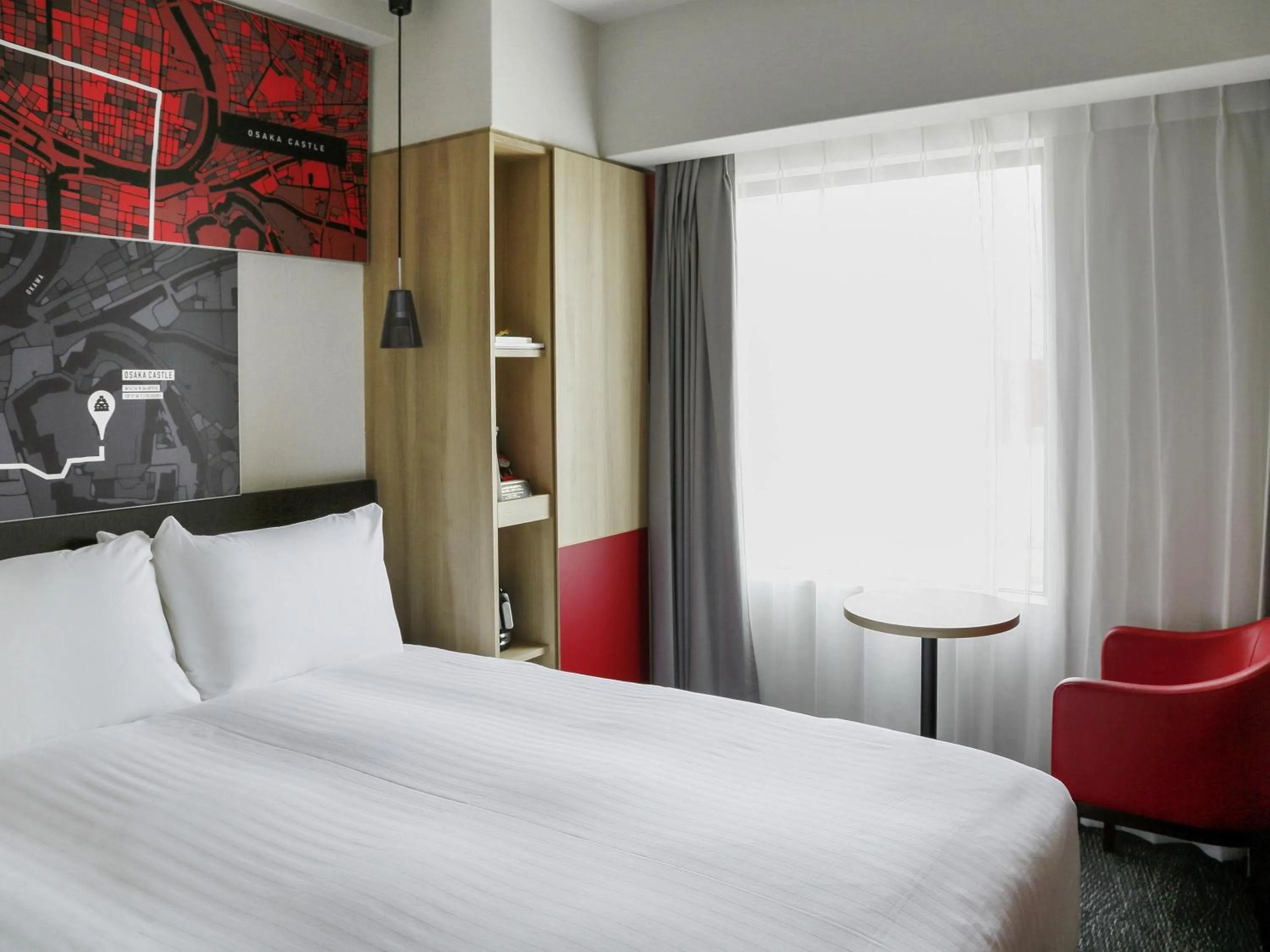 Bedroom, Bed in ibis Osaka Umeda