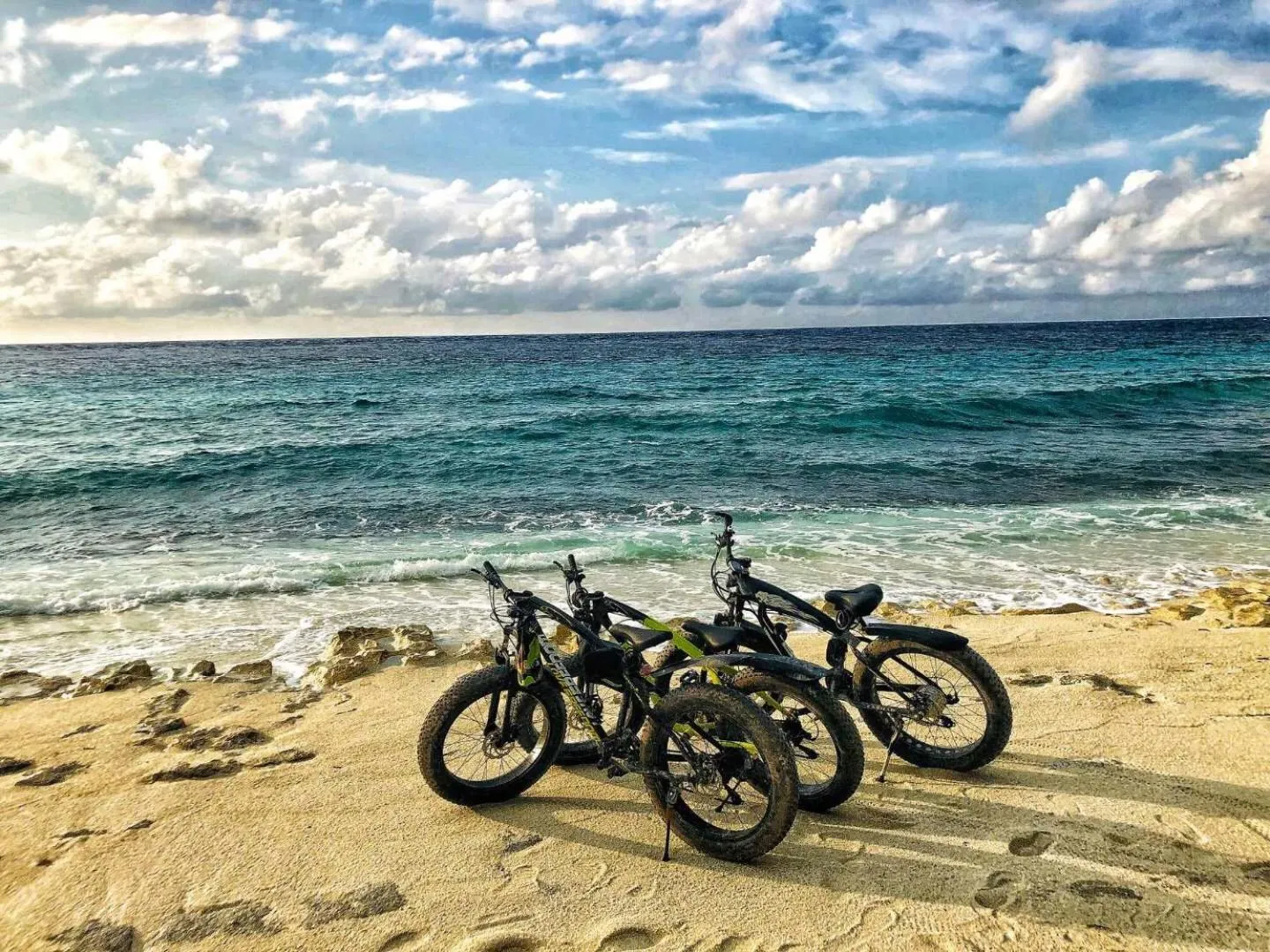 Cycling in Tiger Shark Residence & Dive