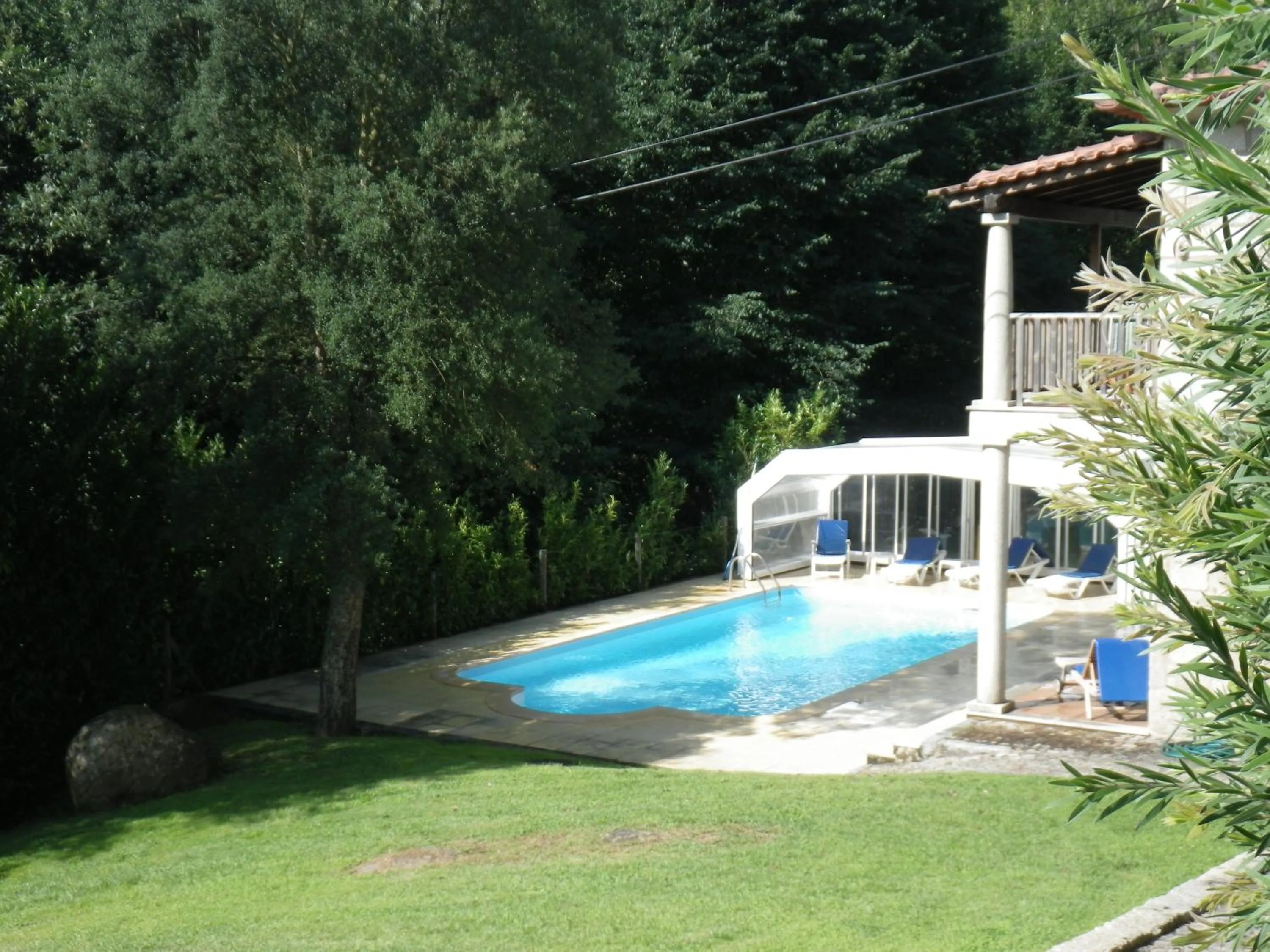 Swimming pool in Hotel Rural Quinta de Novais