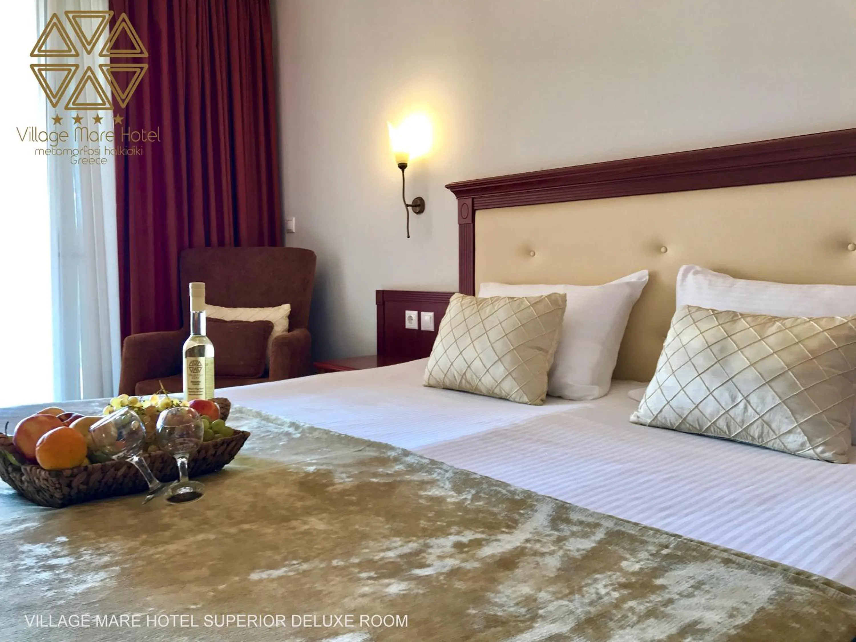 Shower, Bed in Village Mare