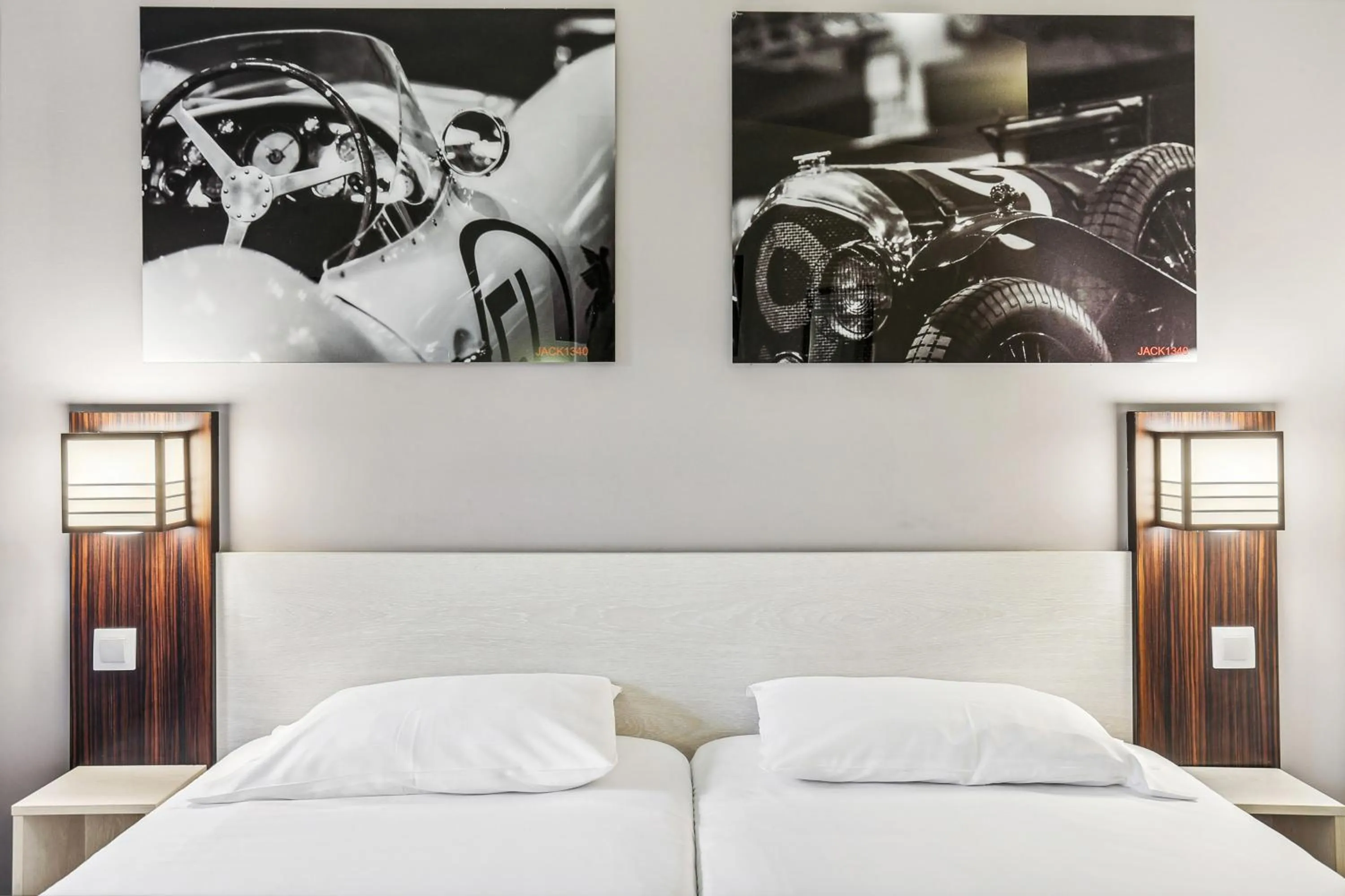 Bedroom, Bed in Hôtel AKENA La Ferté Bernard