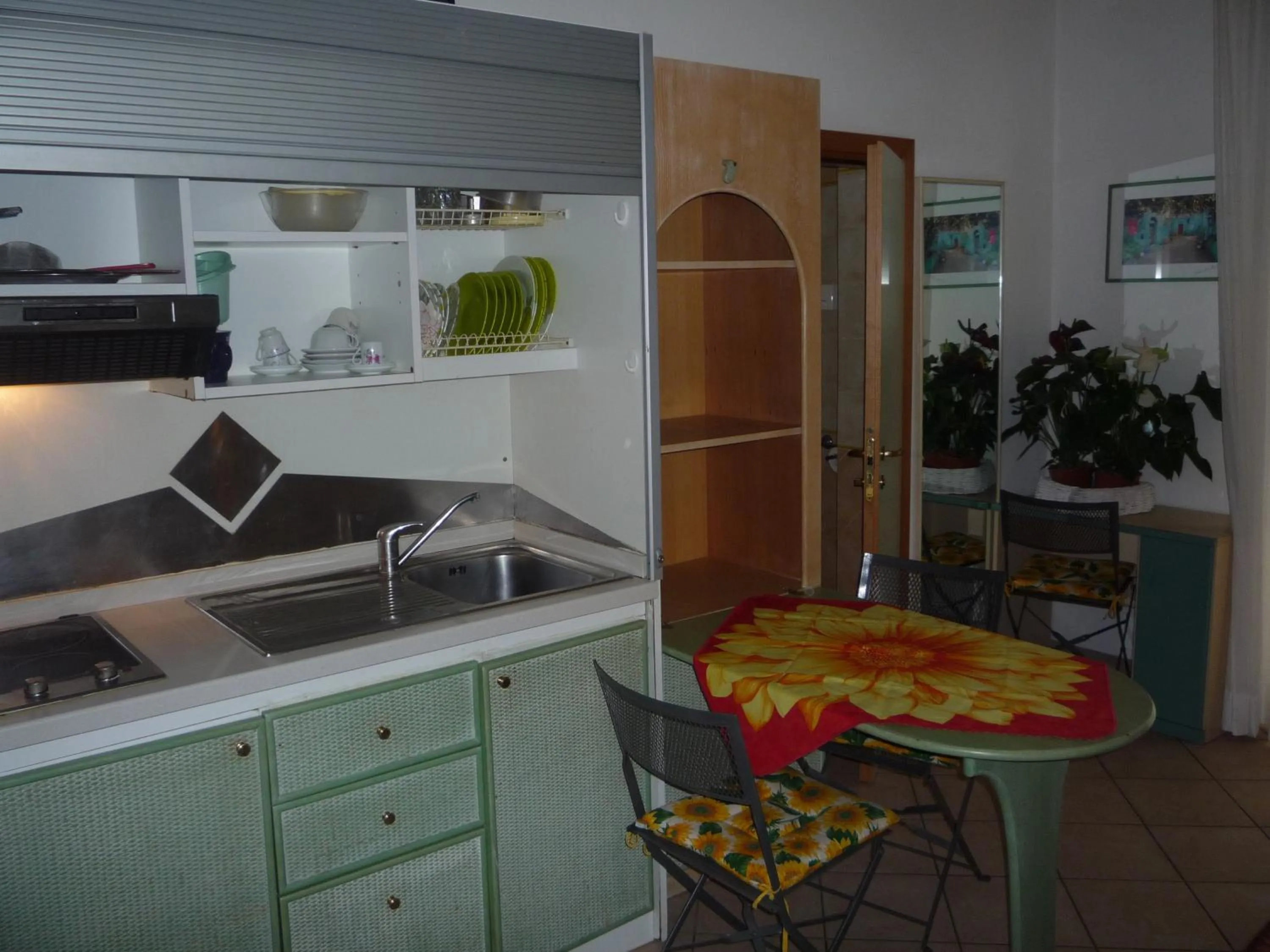 Kitchen or kitchenette in Hotel Residence Charles